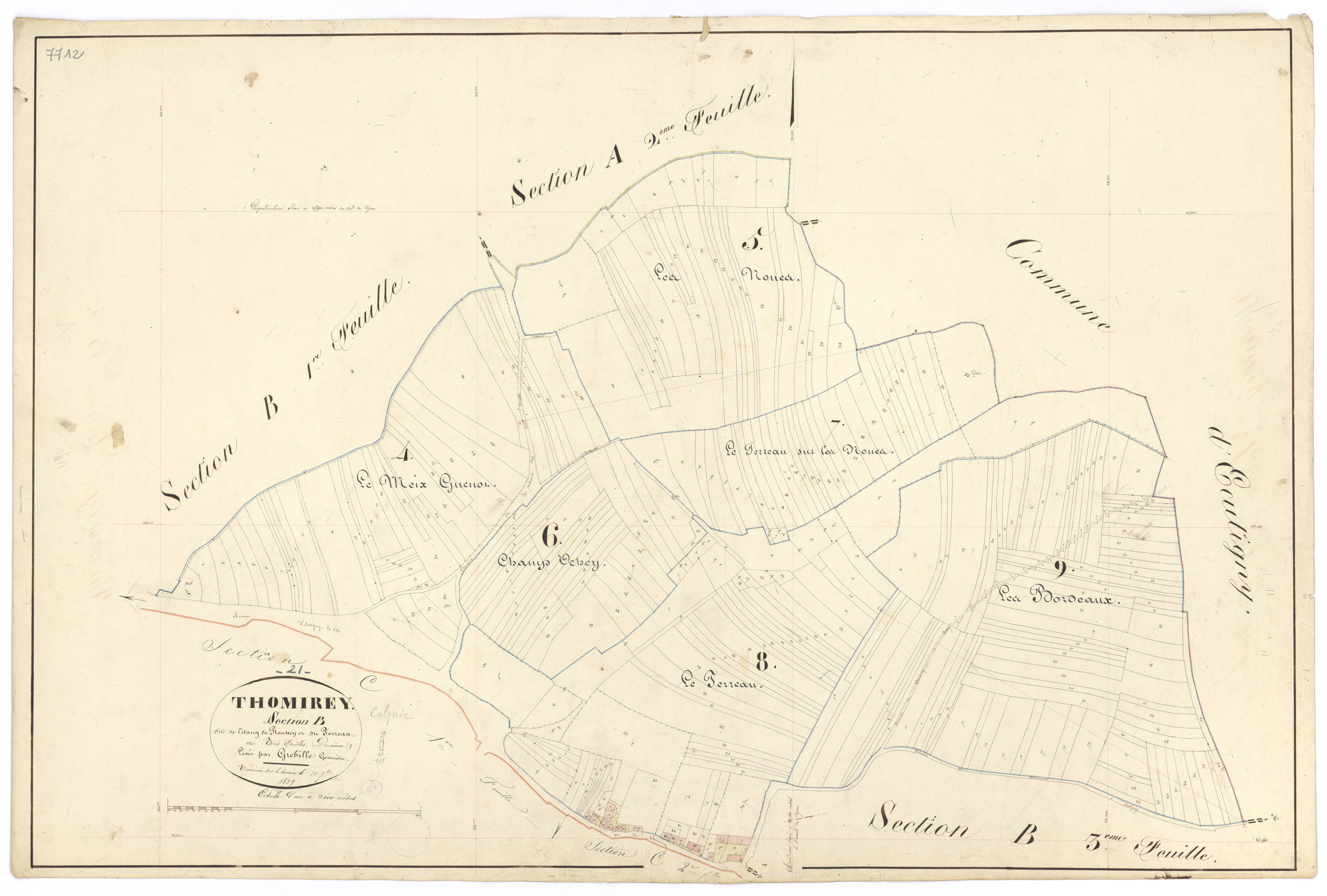 Thomirey - Section B2 - 3 P PLAN 631/7