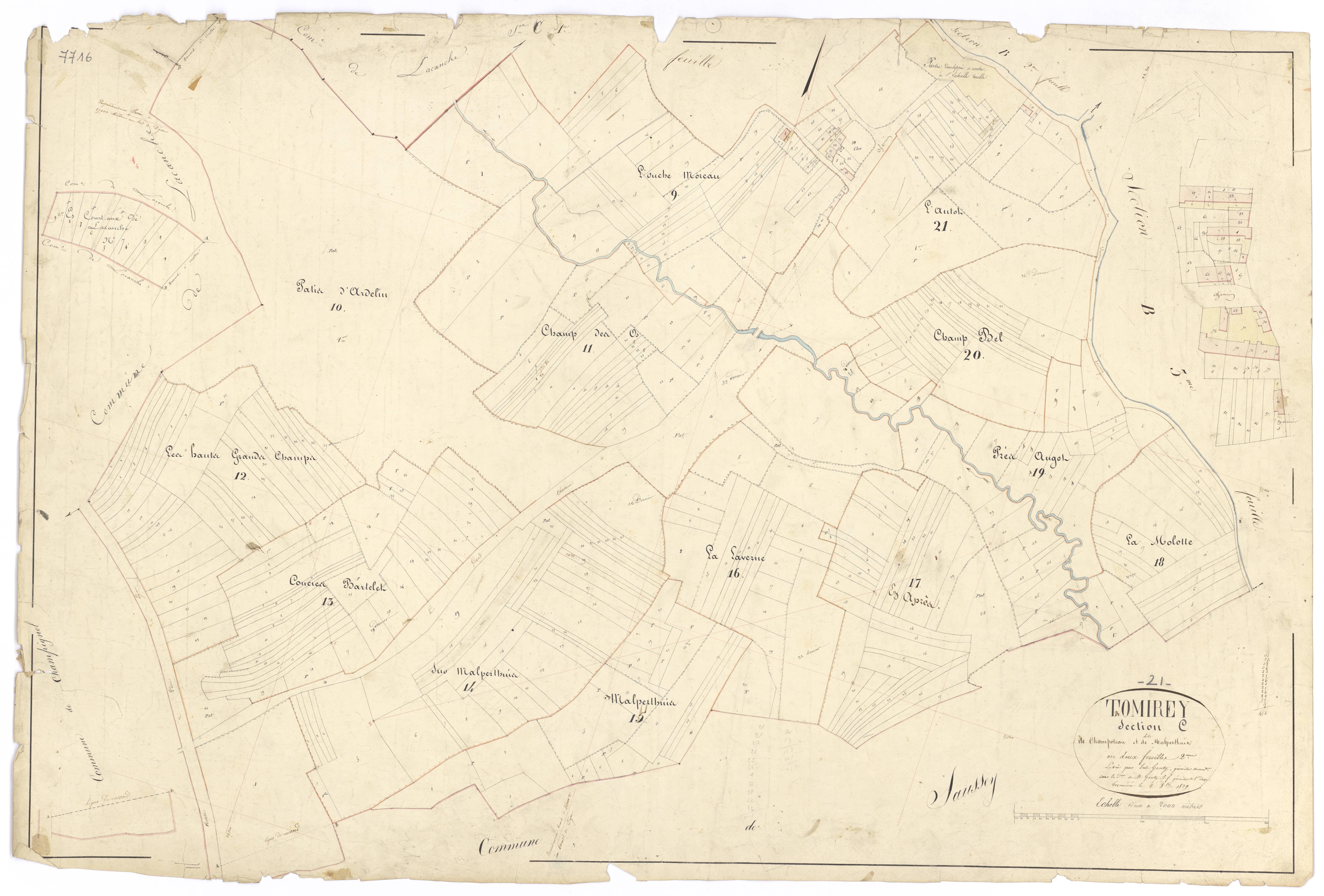 Thomirey - Section C2 - 3 P PLAN 631/11