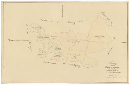 Thomirey - Section A (tableau d'assemblage) - 3 P PLAN 631/2