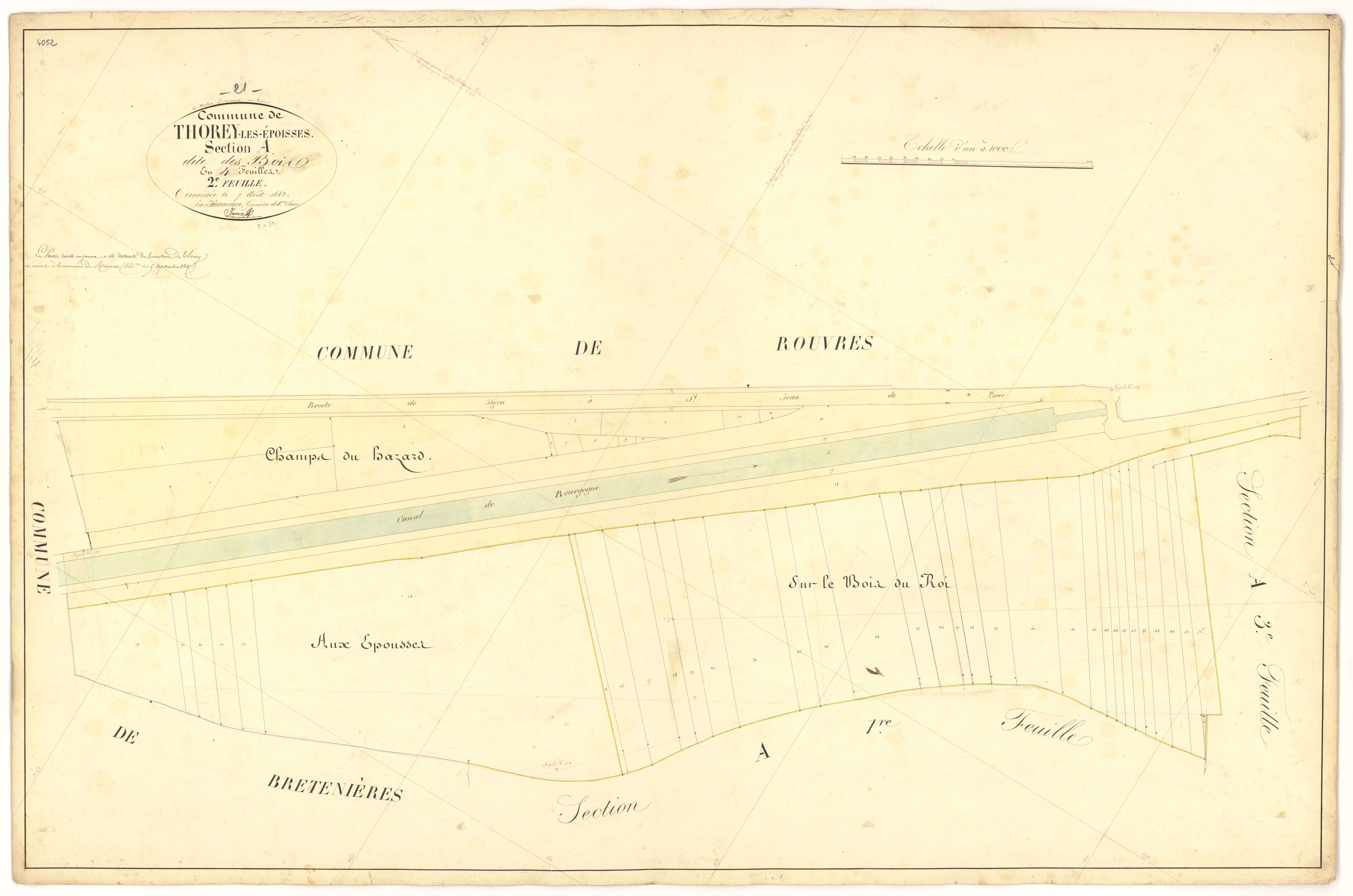 Thorey-en-Plaine - Section A2 - 3 P PLAN 632/3