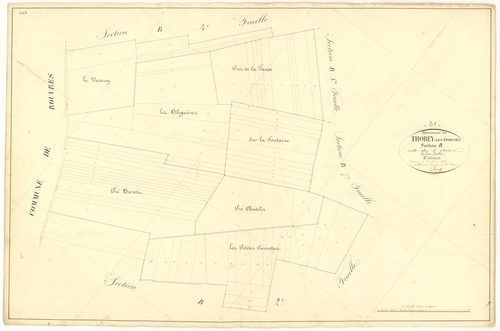 Thorey-en-Plaine - Section B3 - 3 P PLAN 632/8