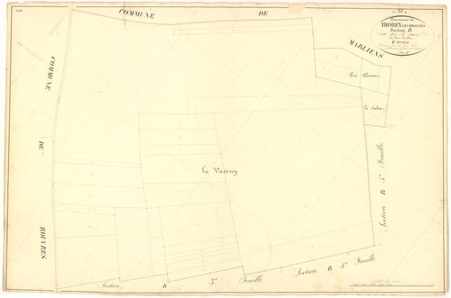 Thorey-en-Plaine - Section B4 - 3 P PLAN 632/9