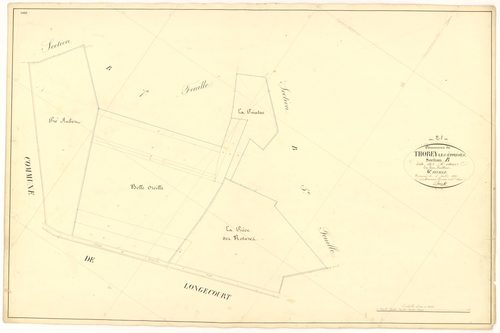 Thorey-en-Plaine - Section B6 - 3 P PLAN 632/11