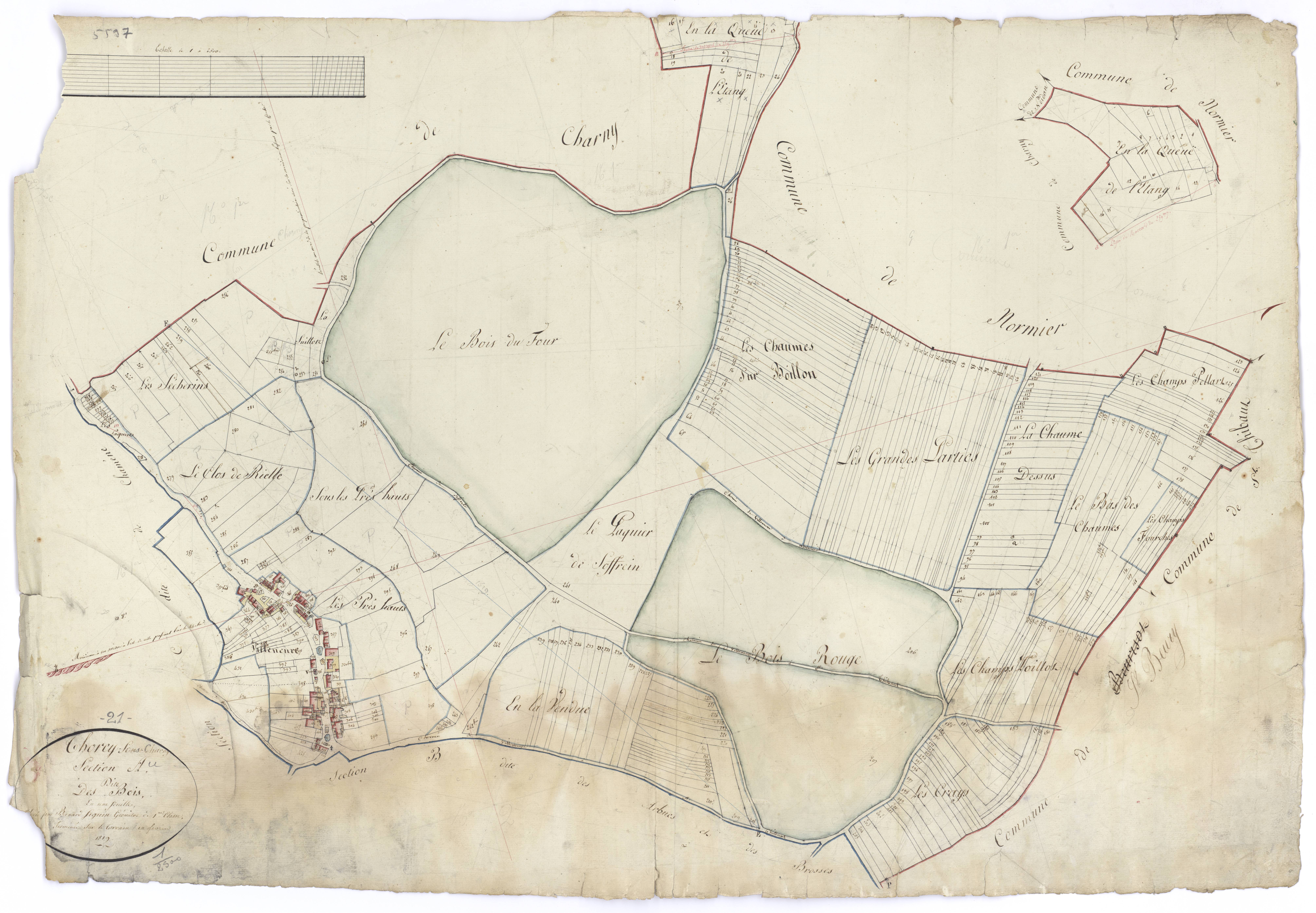 Thorey-sous-Charny - Section A - 3 P PLAN 633/2