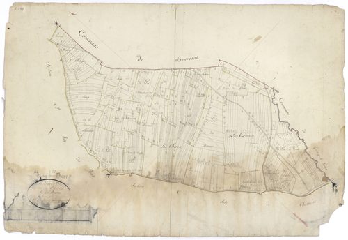 Thorey-sous-Charny - Section B - 3 P PLAN 633/3