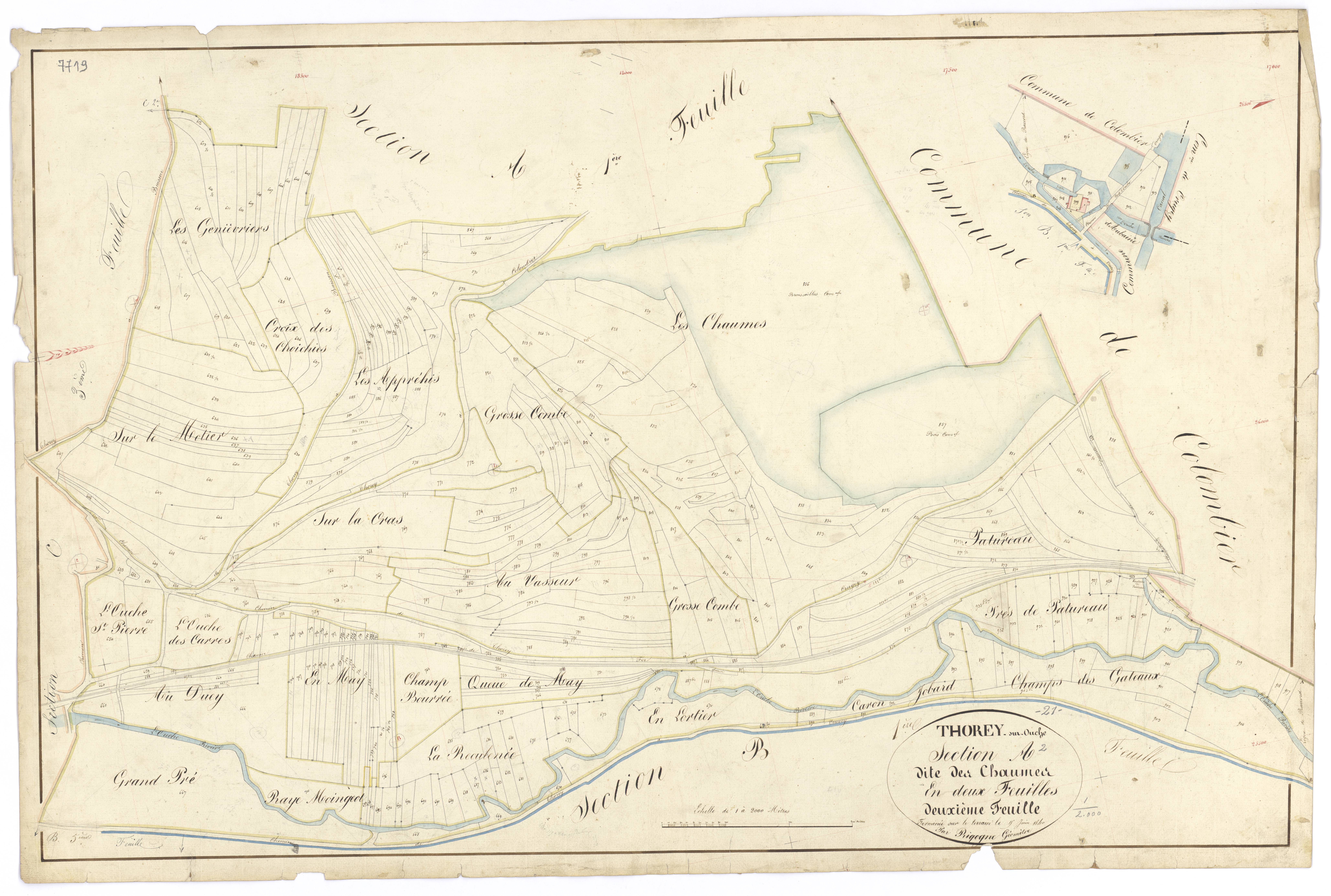 Thorey-sur-Ouche - Section A2 - 3 P PLAN 634/3