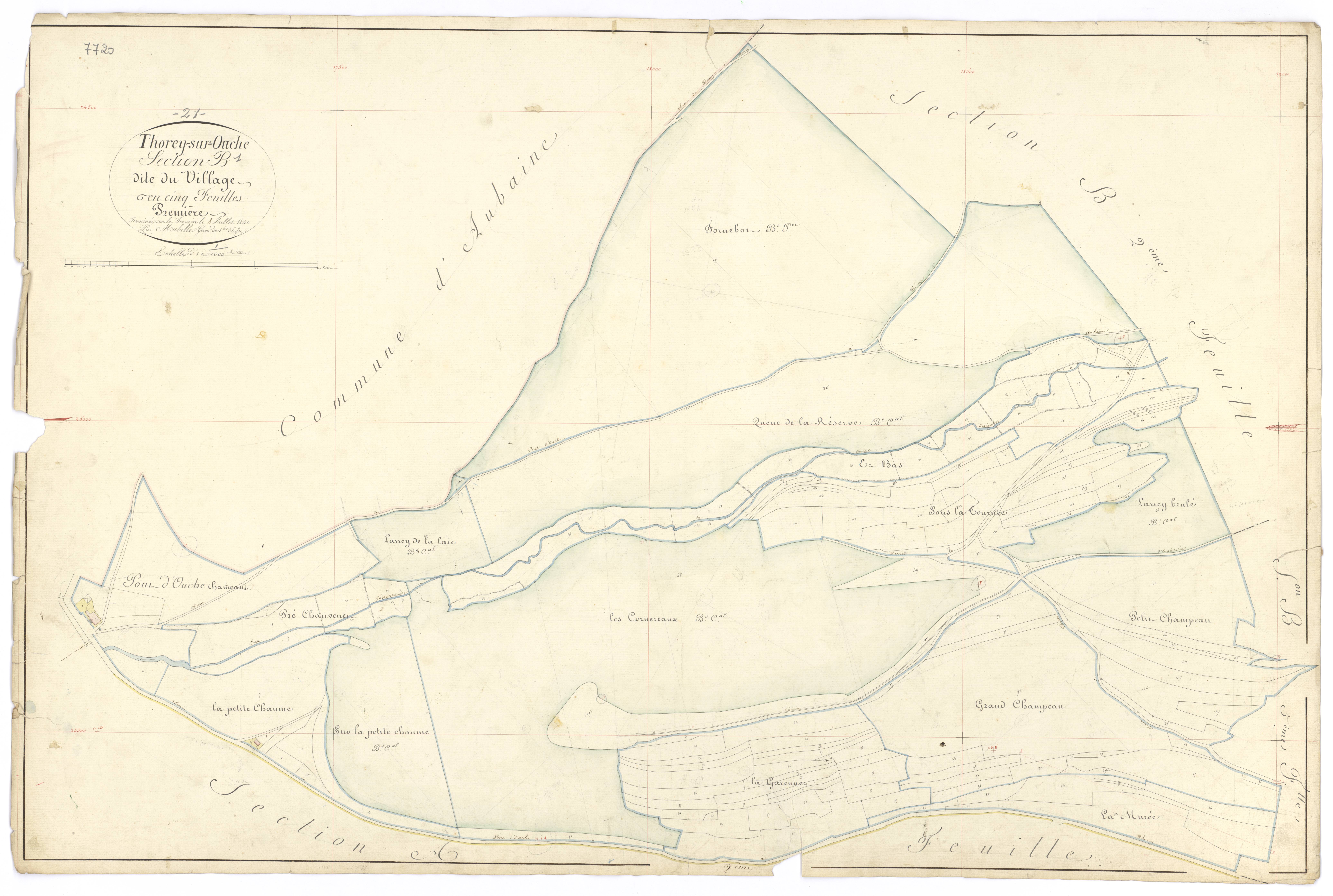 Thorey-sur-Ouche - Section B1 - 3 P PLAN 634/4