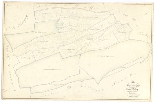 Thorey-sur-Ouche - Section B4 - 3 P PLAN 634/7
