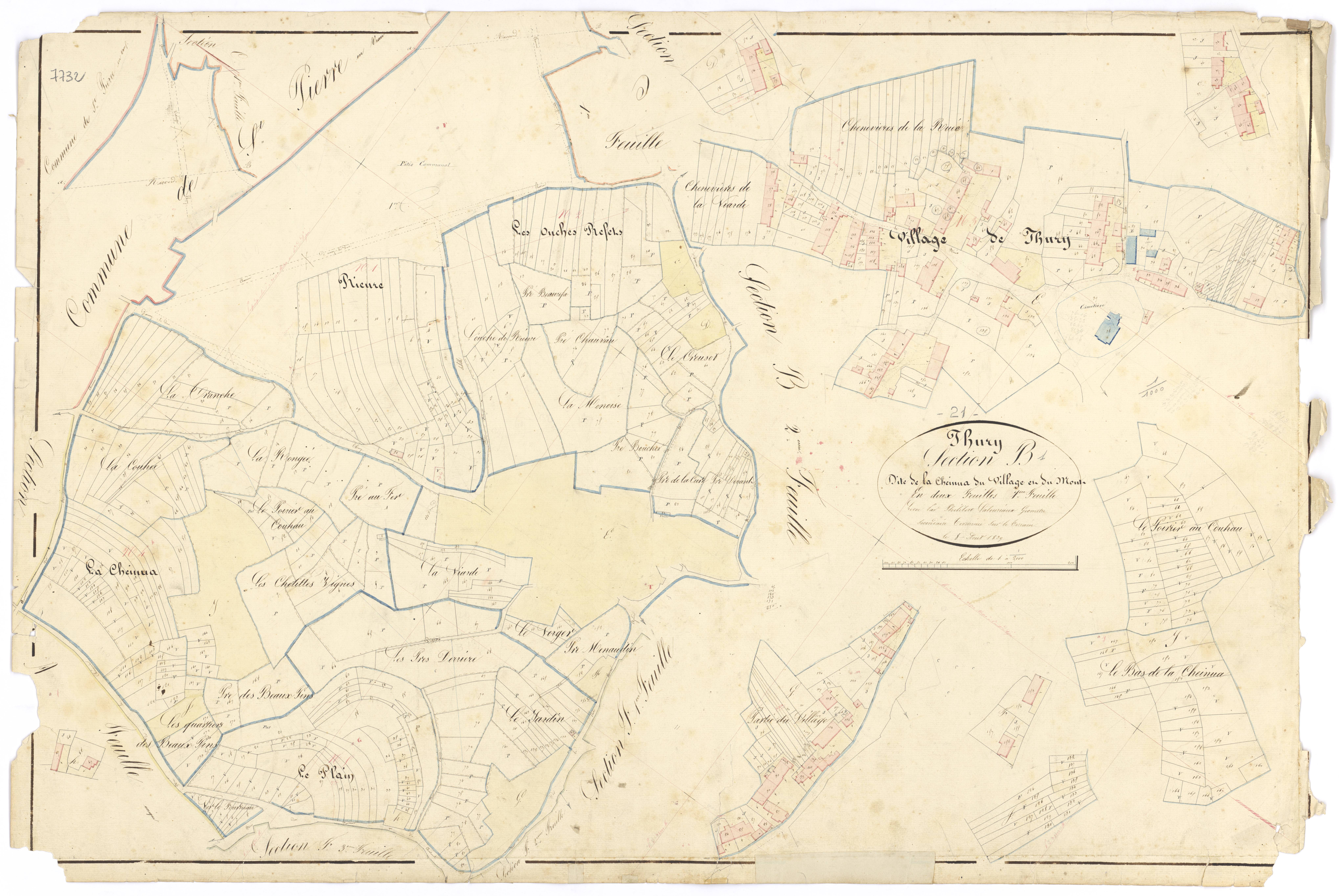 Thury - Section B1 - 3 P PLAN 636/5
