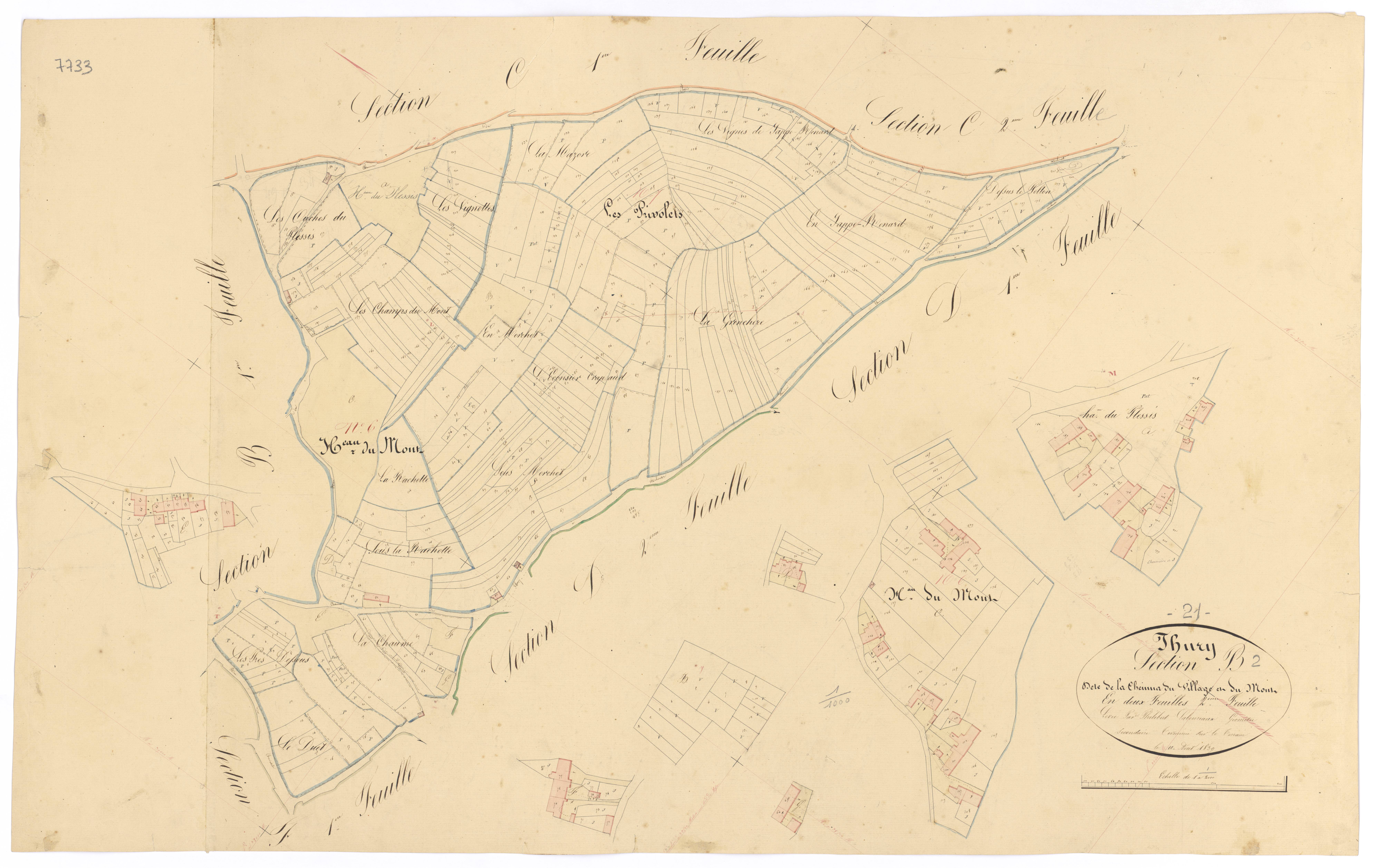 Thury - Section B2 - 3 P PLAN 636/6