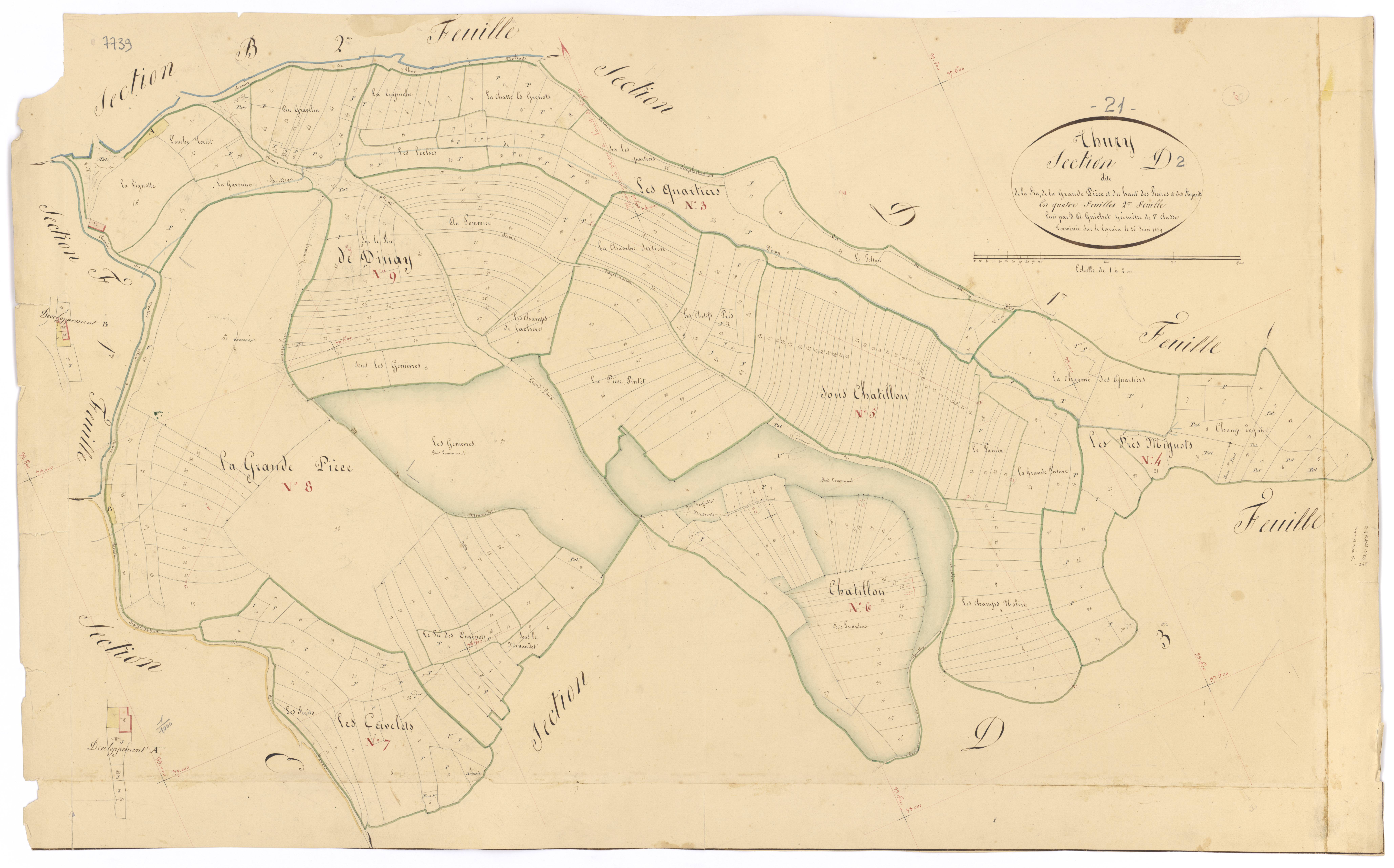 Thury - Section D2 - 3 P PLAN 636/12