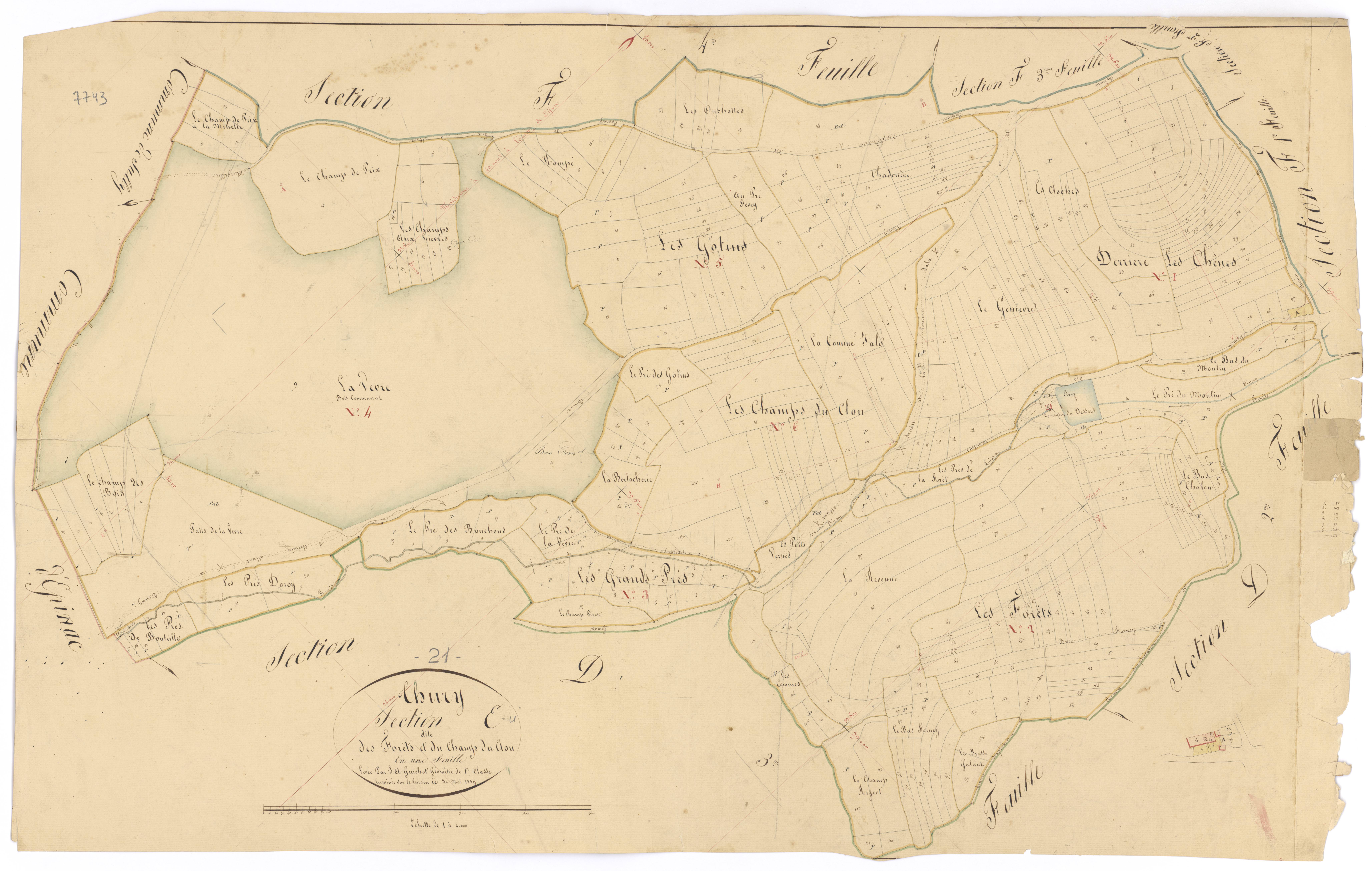Thury - Section E - 3 P PLAN 636/16