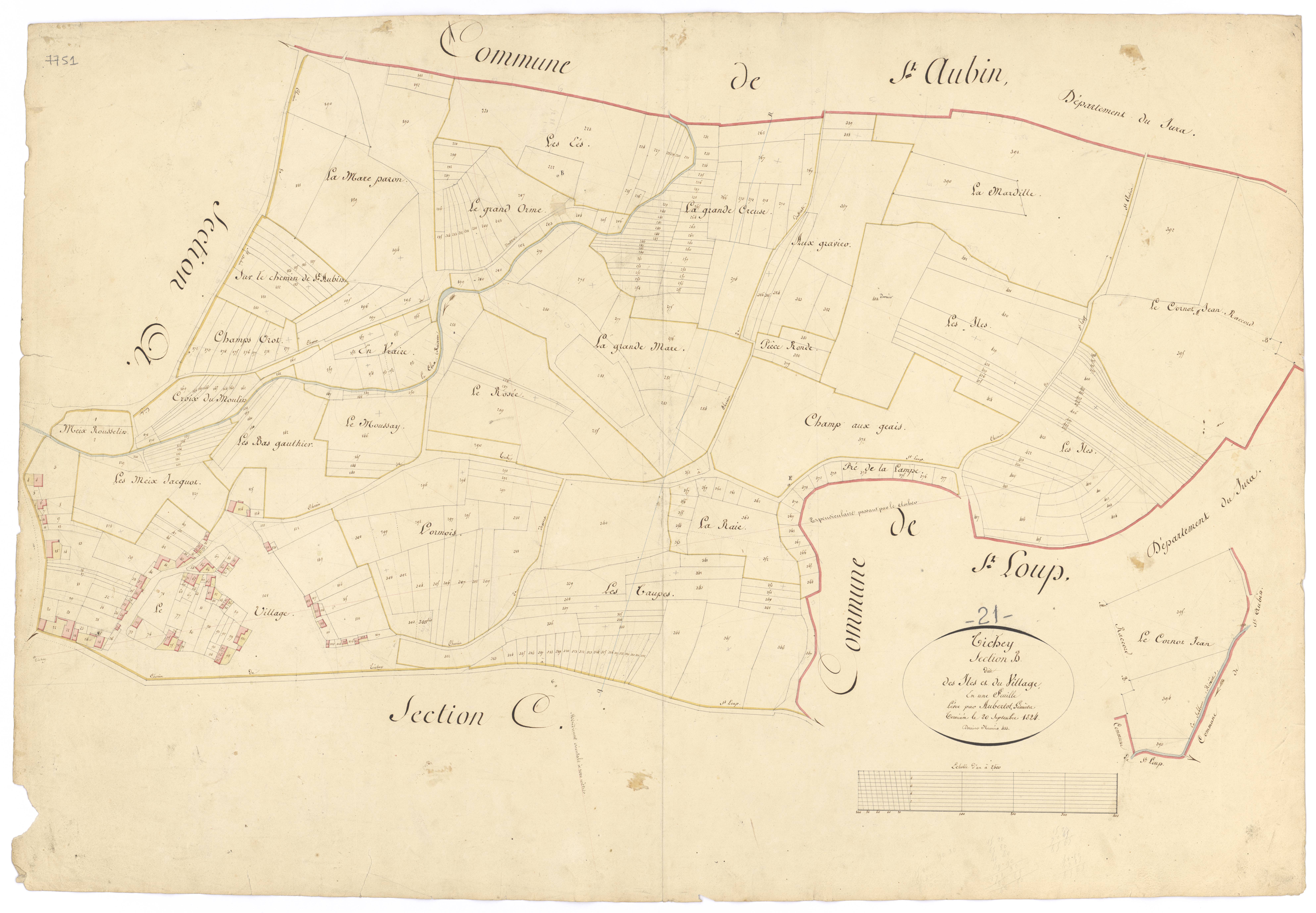 Tichey - Section B - 3 P PLAN 637/3