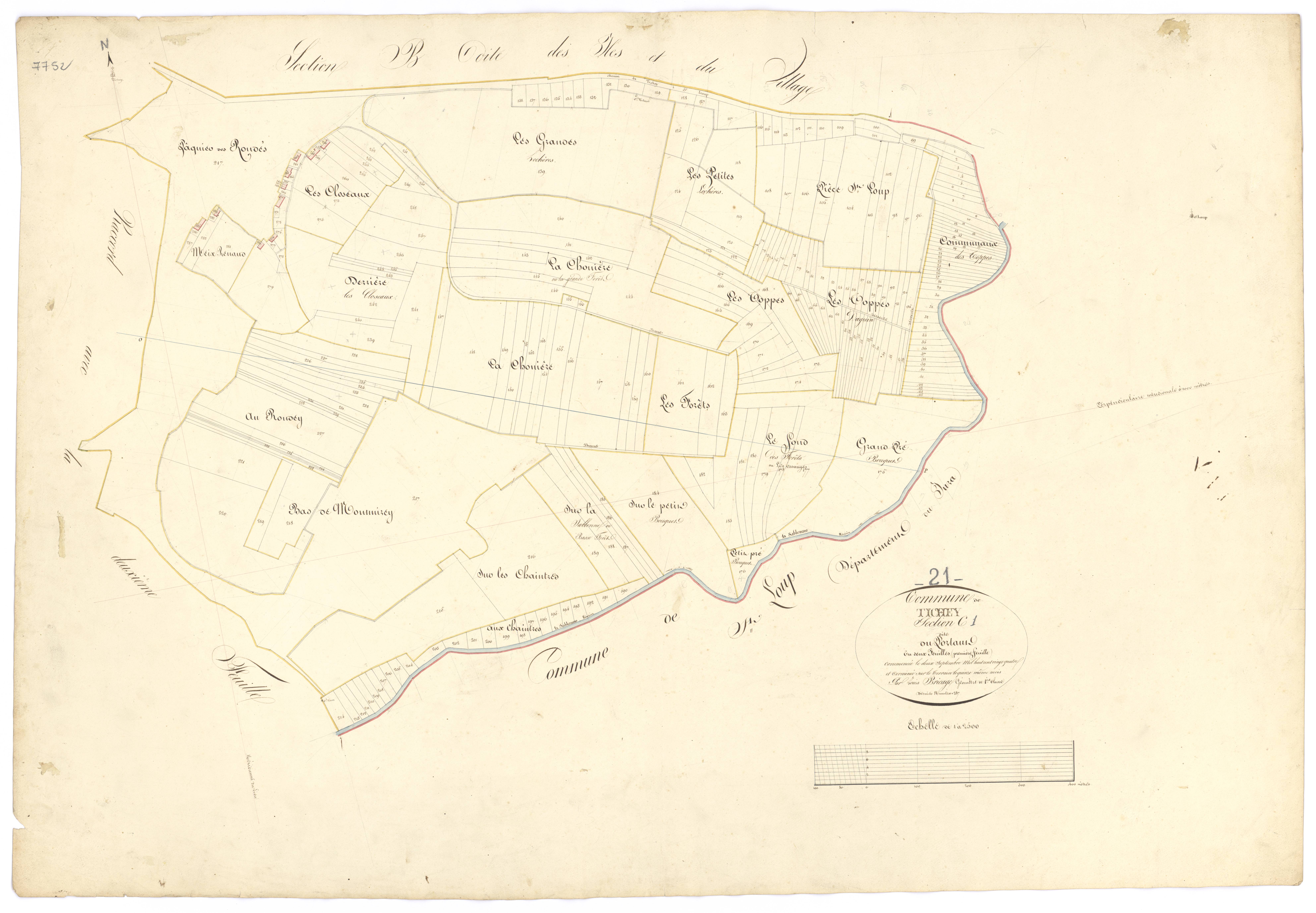 Tichey - Section C1 - 3 P PLAN 637/4