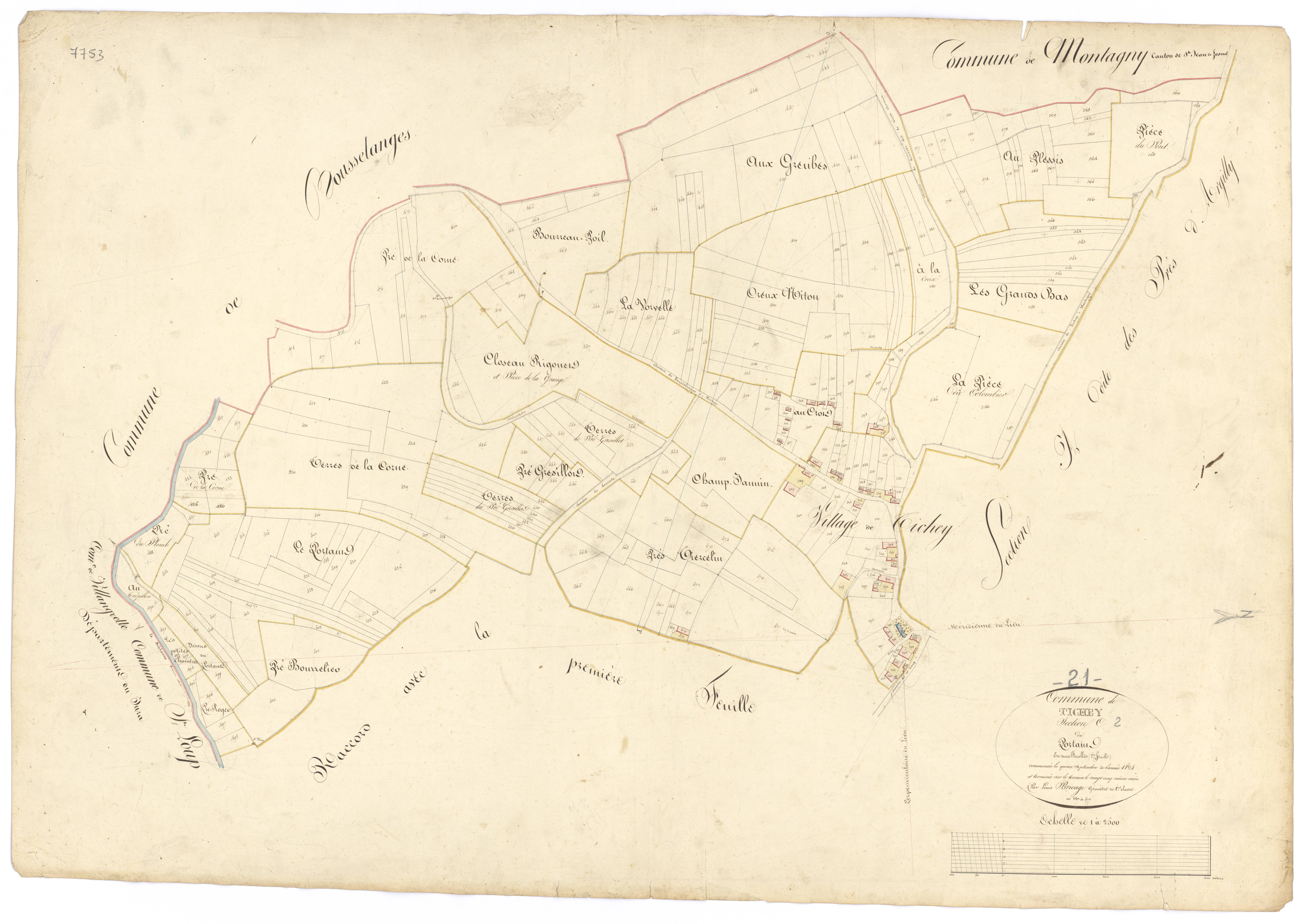 Tichey - Section C2 - 3 P PLAN 637/5