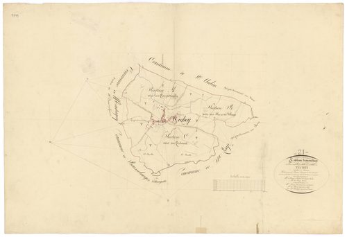 Tichey - Tableau d'assemblage - 3 P PLAN 637/1