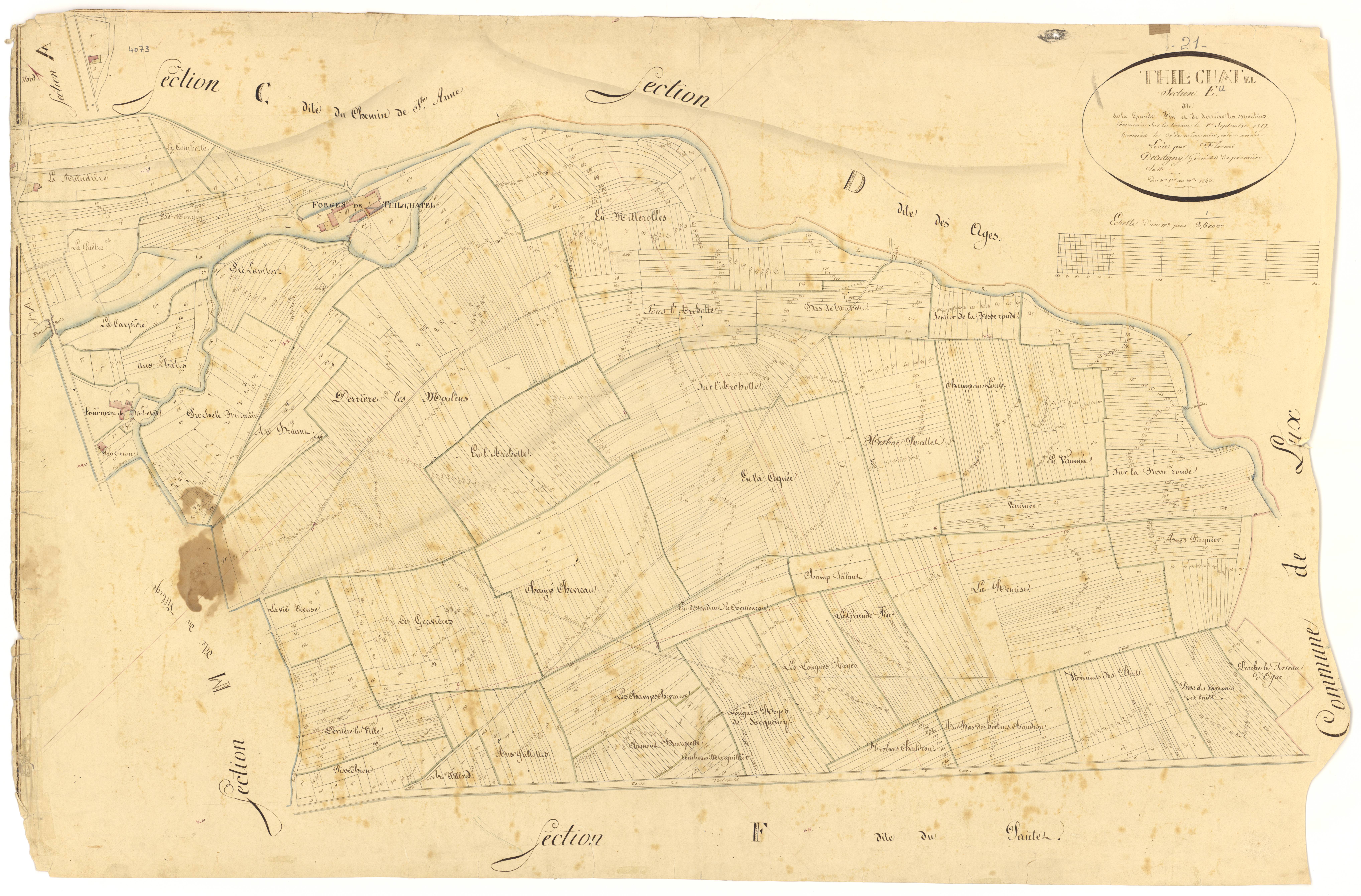 Til-Châtel - Section E - 3 P PLAN 638/7