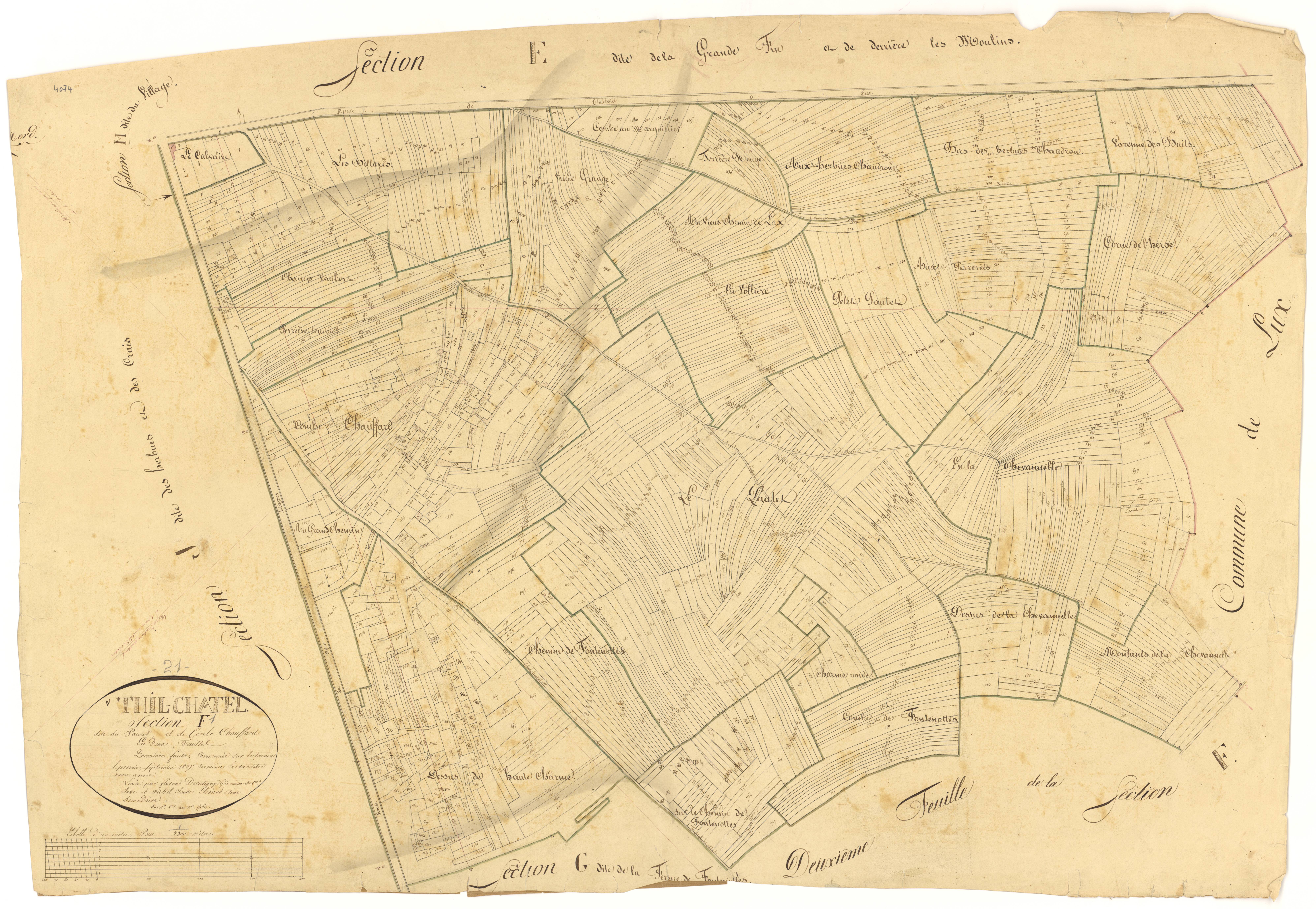Til-Châtel - Section F1 - 3 P PLAN 638/8