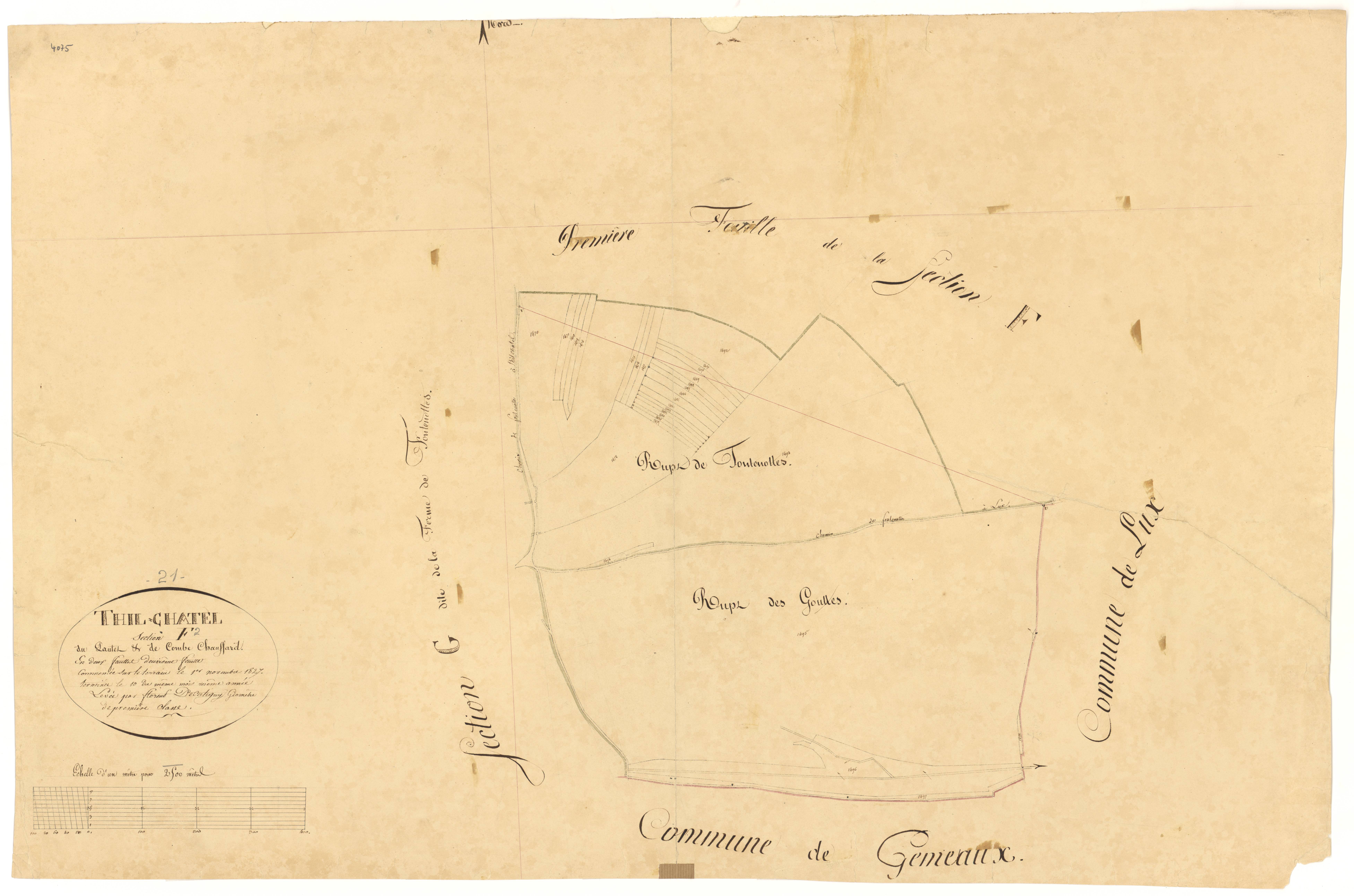 Til-Châtel - Section F2 - 3 P PLAN 638/9
