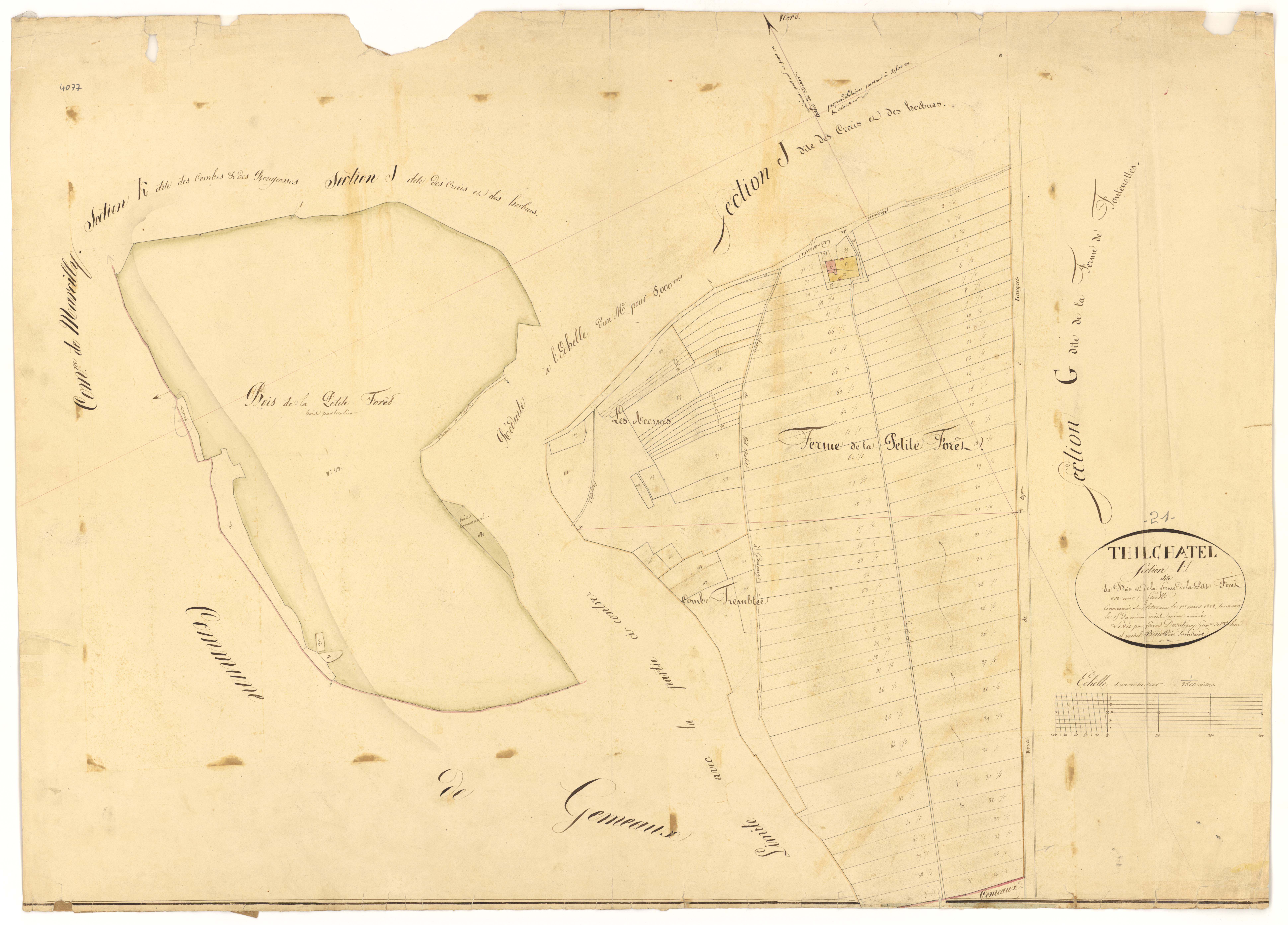 Til-Châtel - Section H - 3 P PLAN 638/11