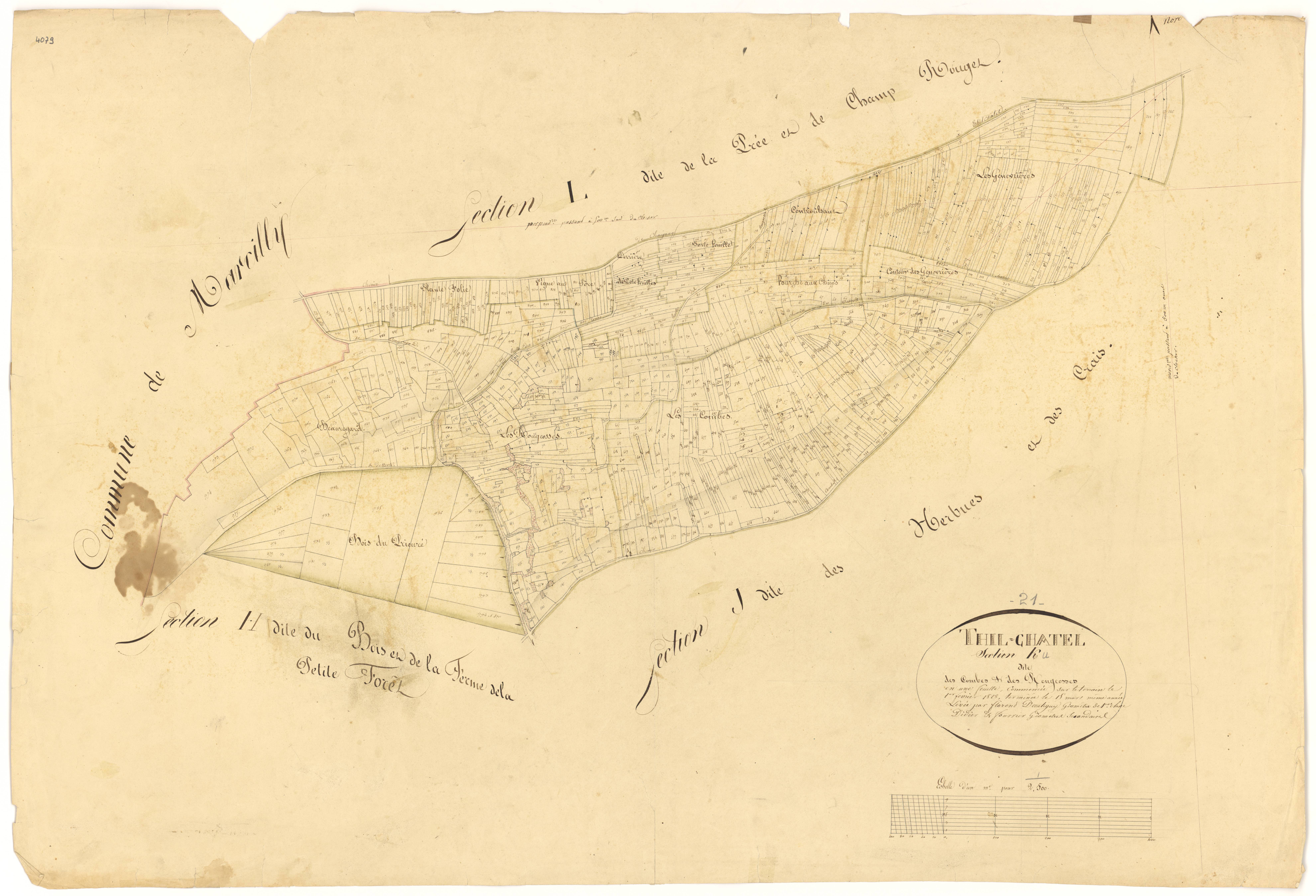 Til-Châtel - Section K - 3 P PLAN 638/13