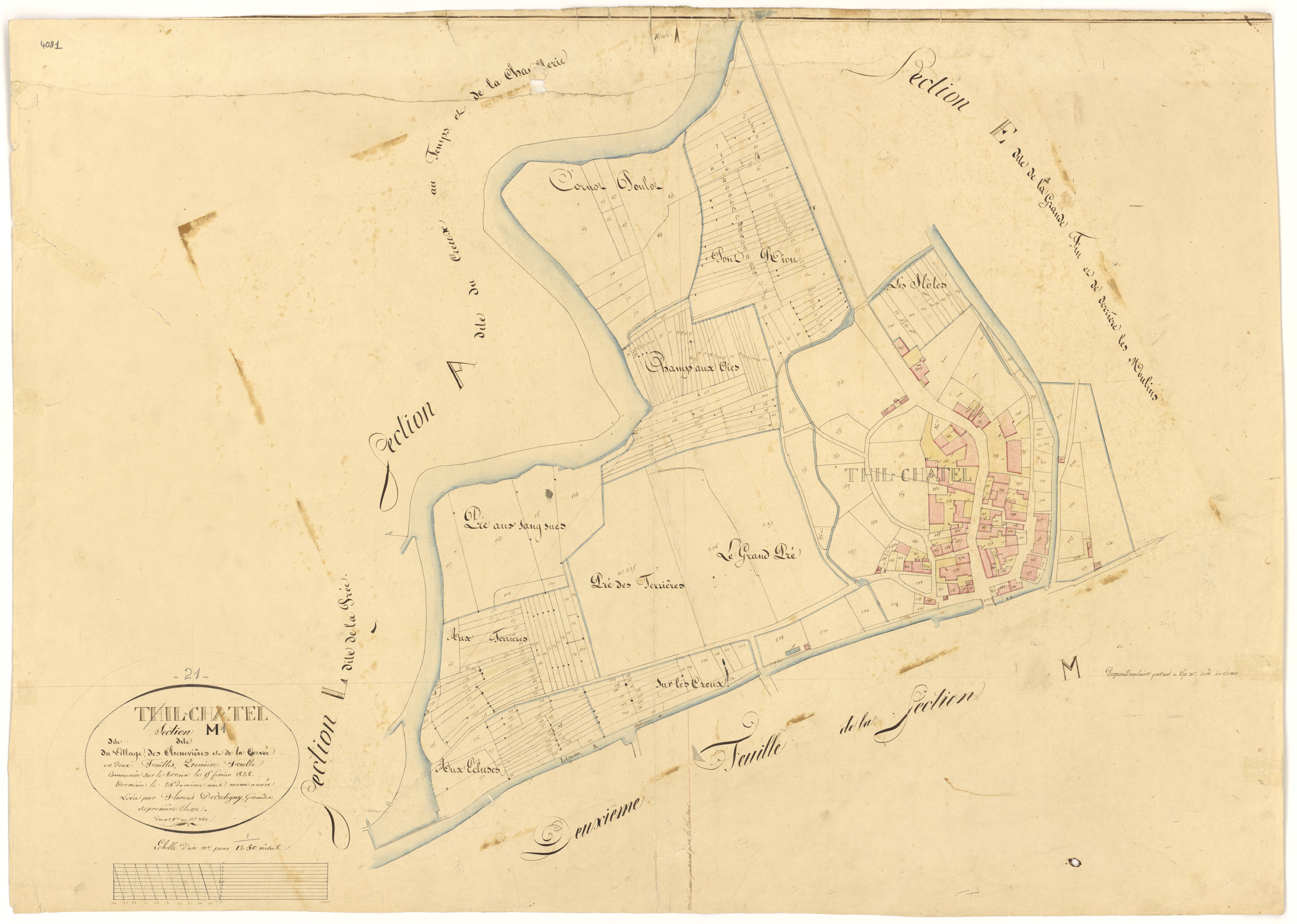 Til-Châtel - Section M1 - 3 P PLAN 638/15