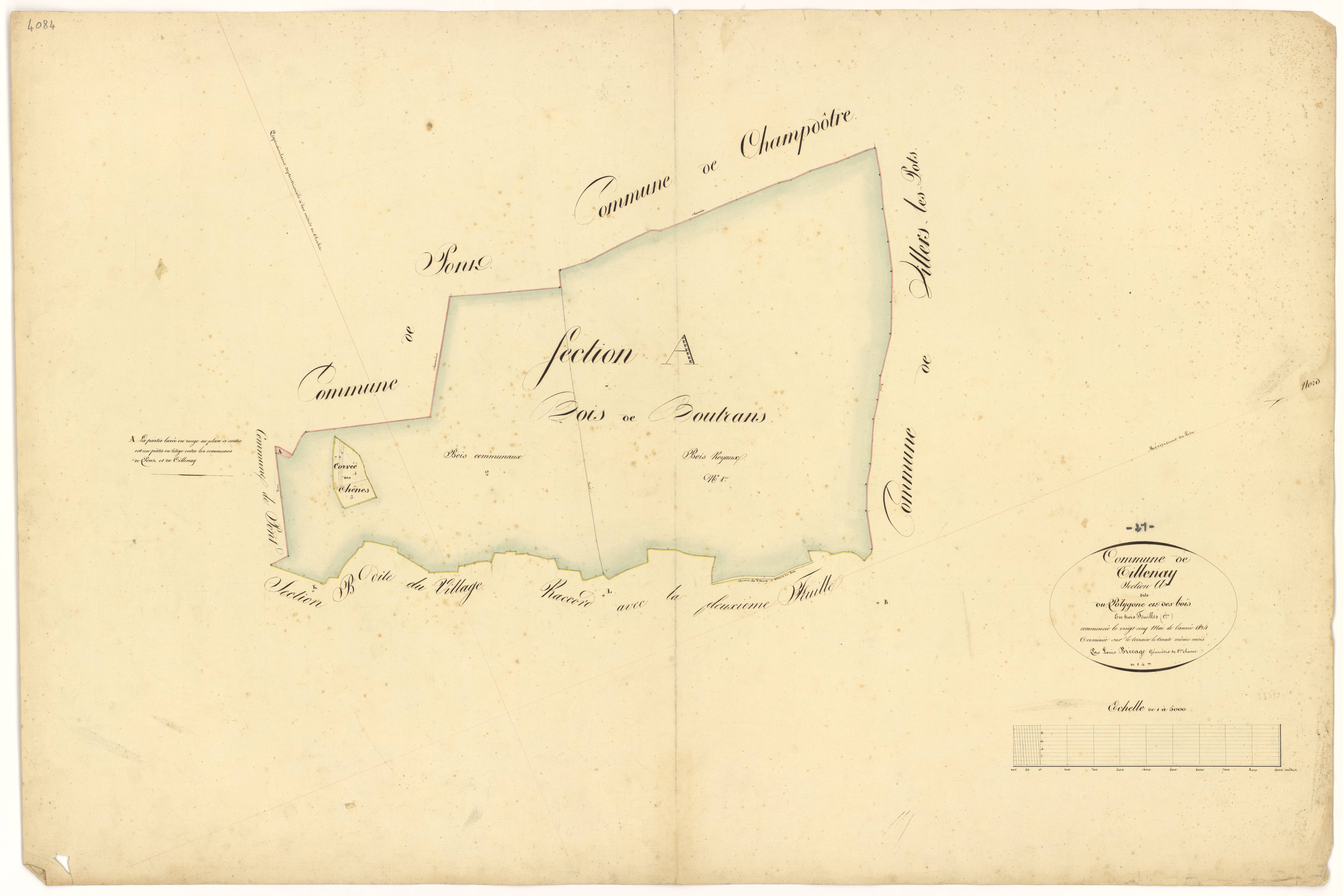 Tillenay - Section A1 - 3 P PLAN 639/2