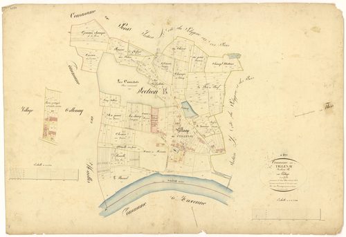 Tillenay - Section B - 3 P PLAN 639/5