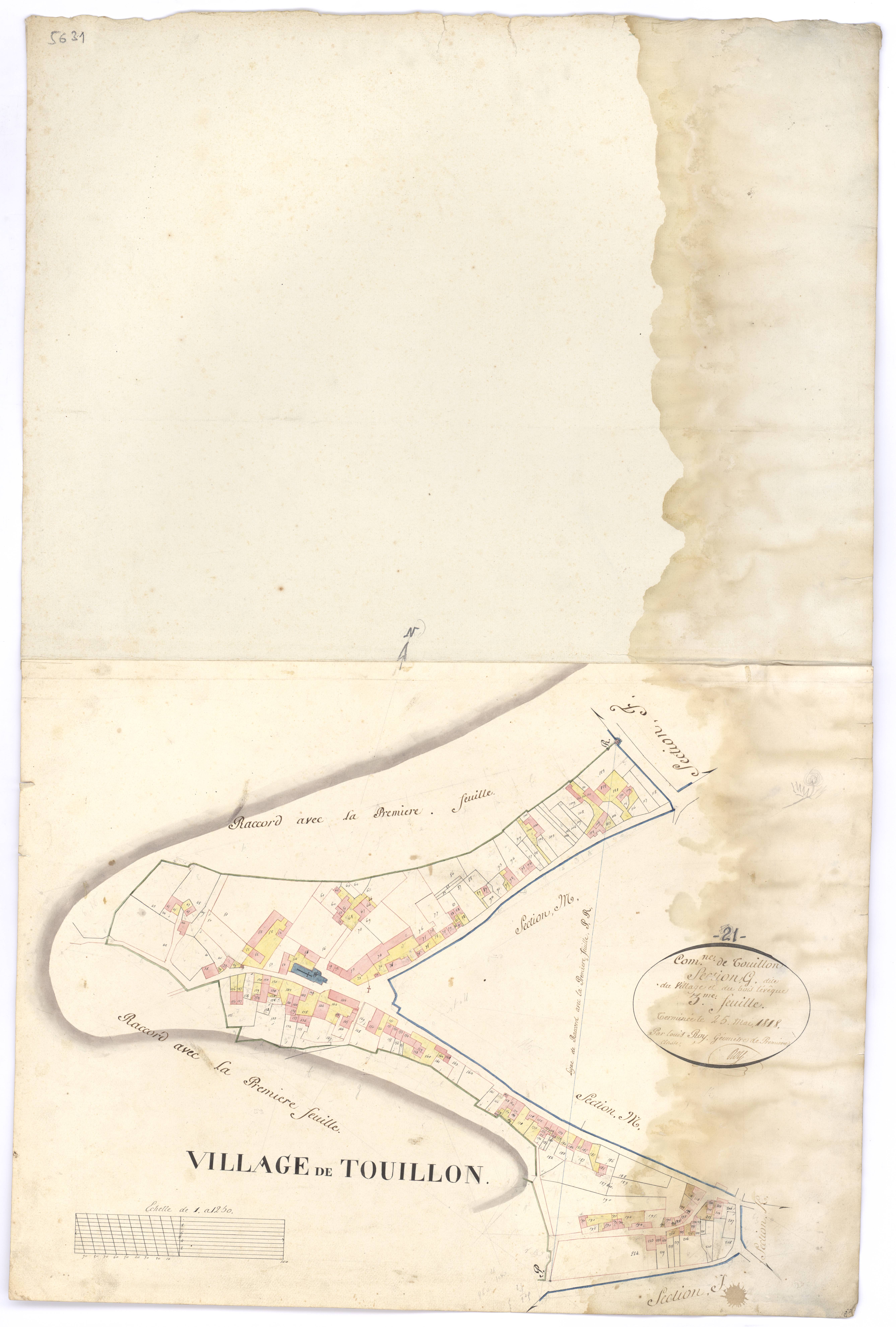 Touillon - Section G3 - 3 P PLAN 641/10