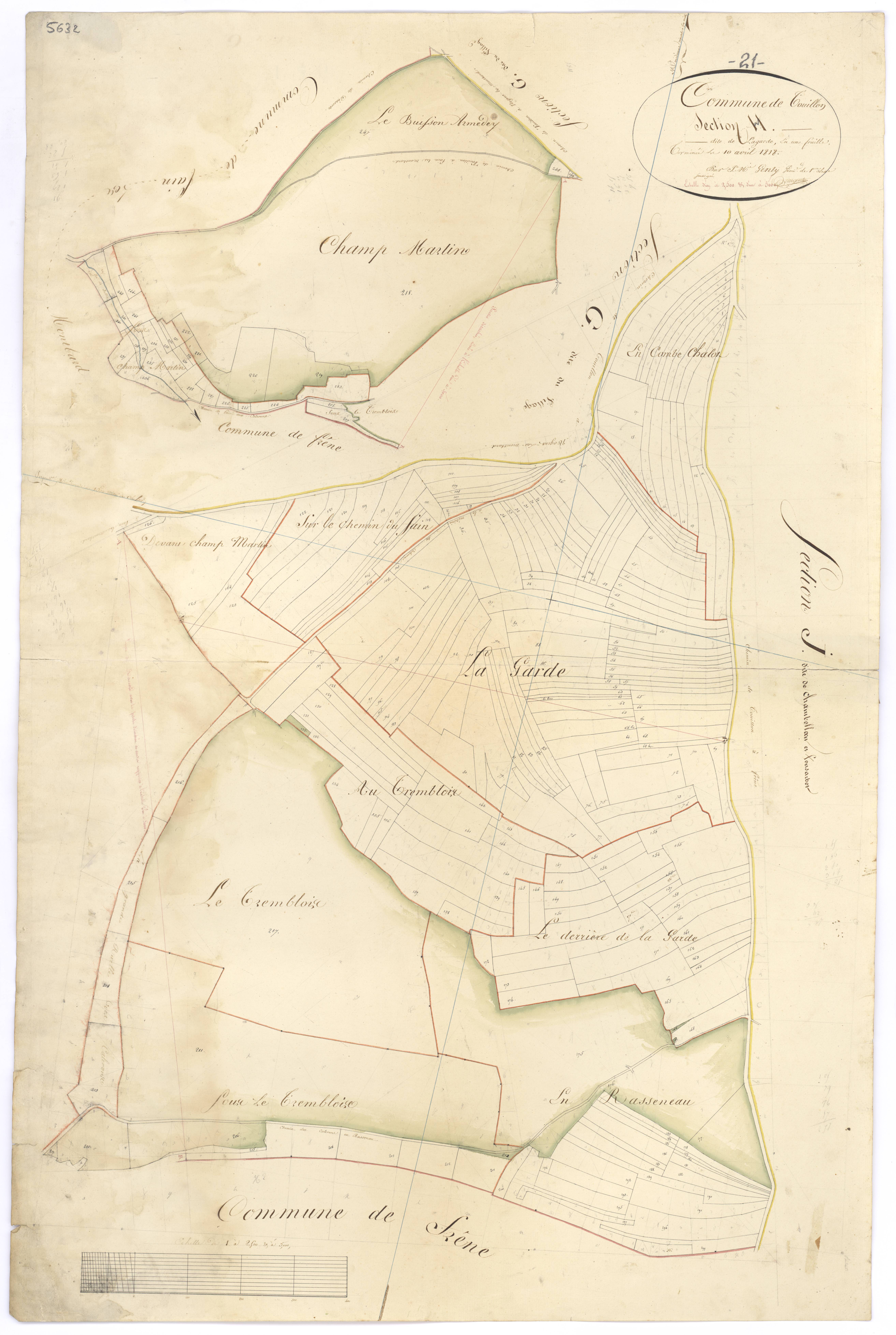 Touillon - Section H - 3 P PLAN 641/11