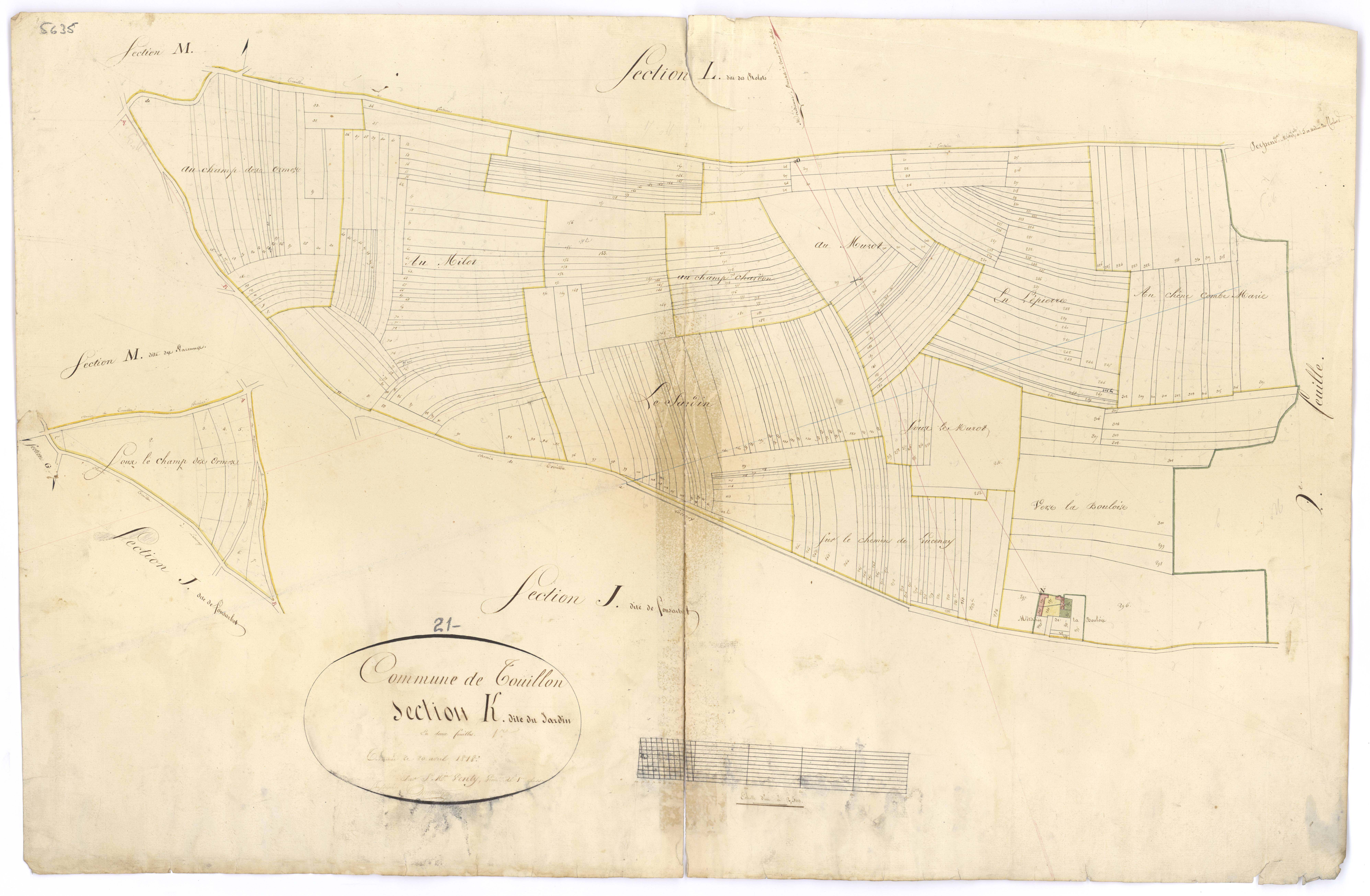 Touillon - Section K1 - 3 P PLAN 641/14