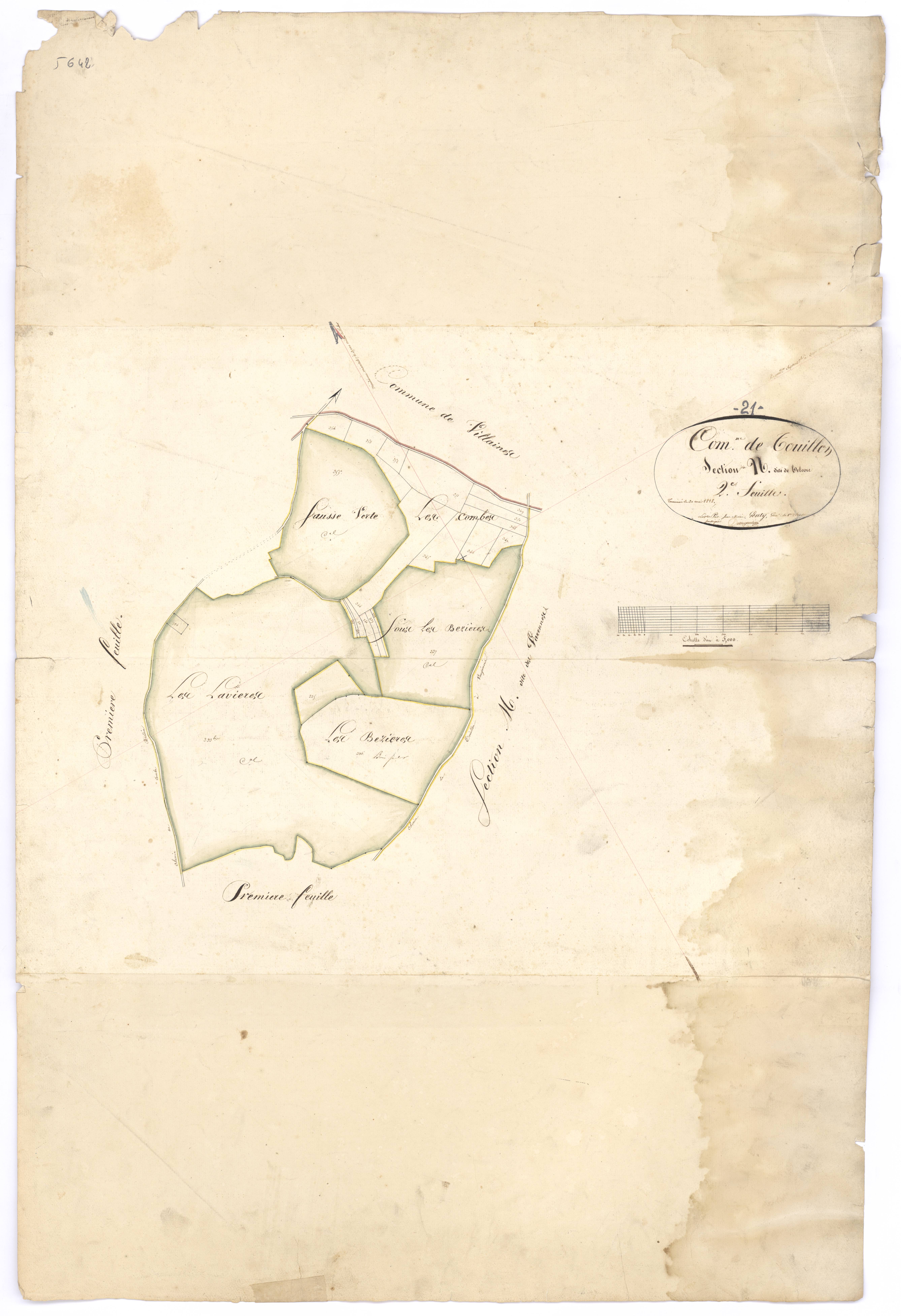 Touillon - Section N2 - 3 P PLAN 641/21