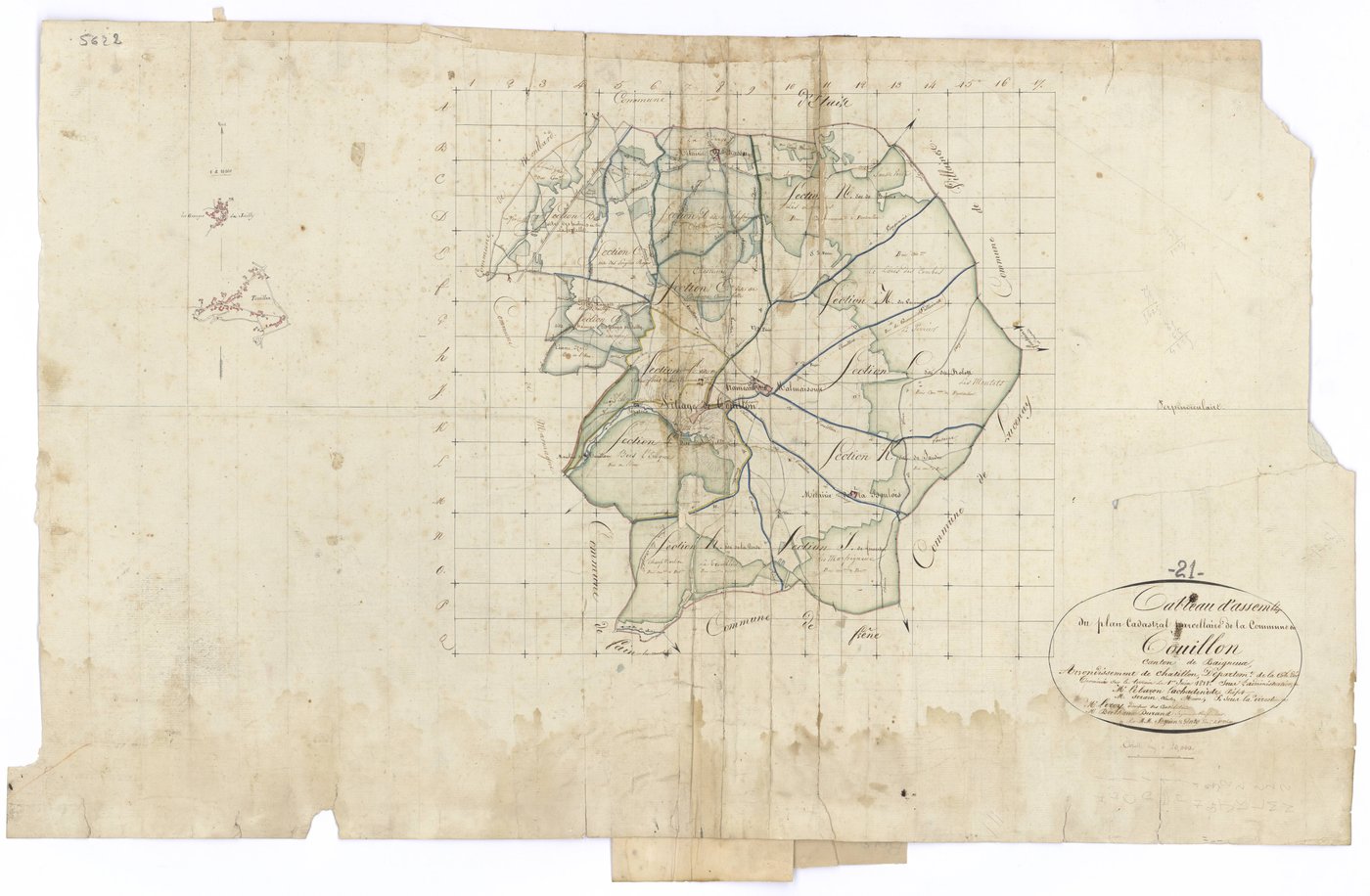 Touillon - Tableau d'assemblage - 3 P PLAN 641/1