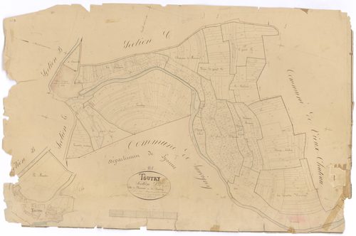 Toutry - Section D - 3 P PLAN 642/5