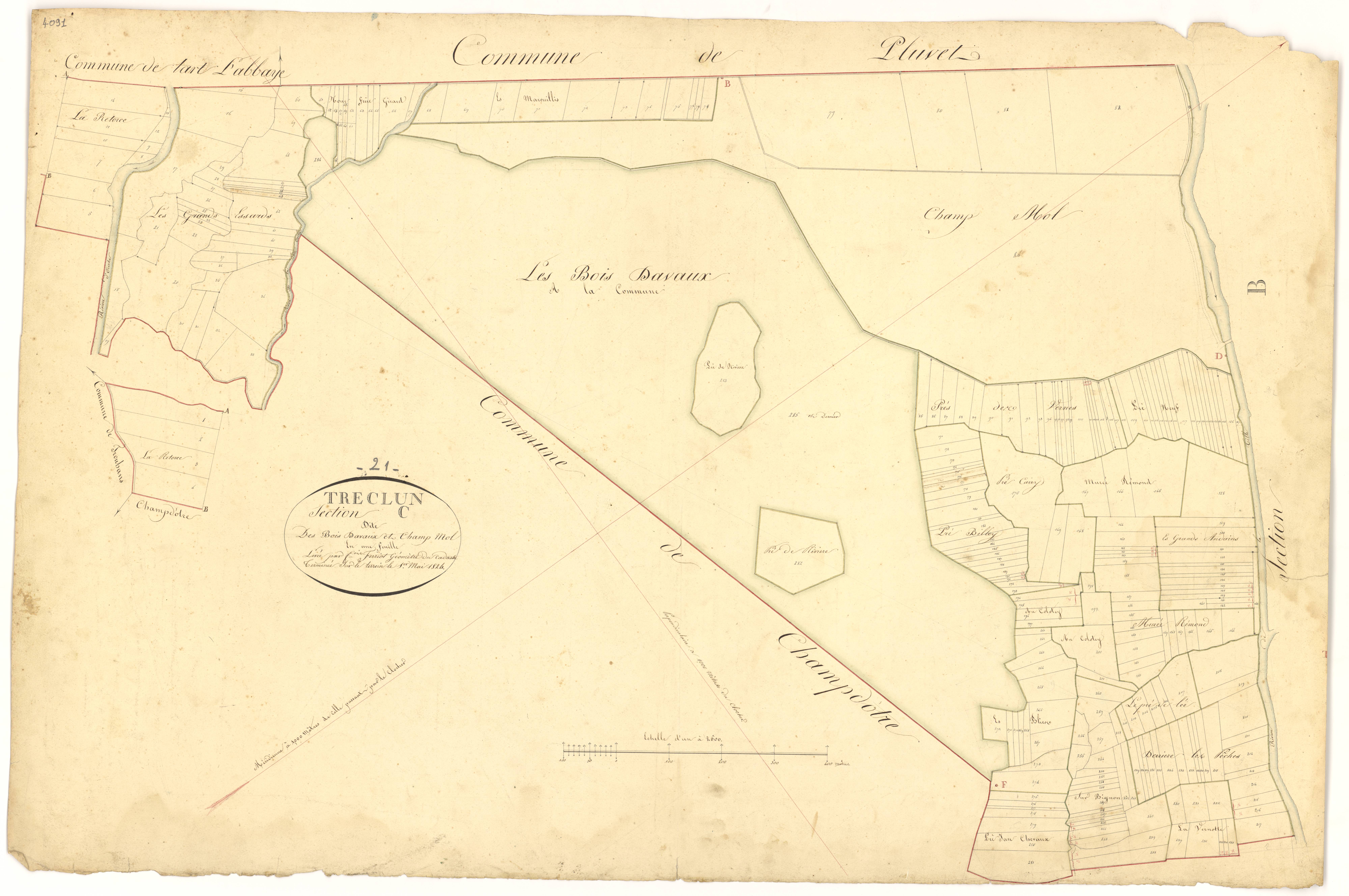 Tréclun - Section C - 3 P PLAN 643/4