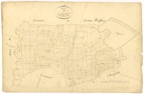 Tréclun - Section A - 3 P PLAN 643/2