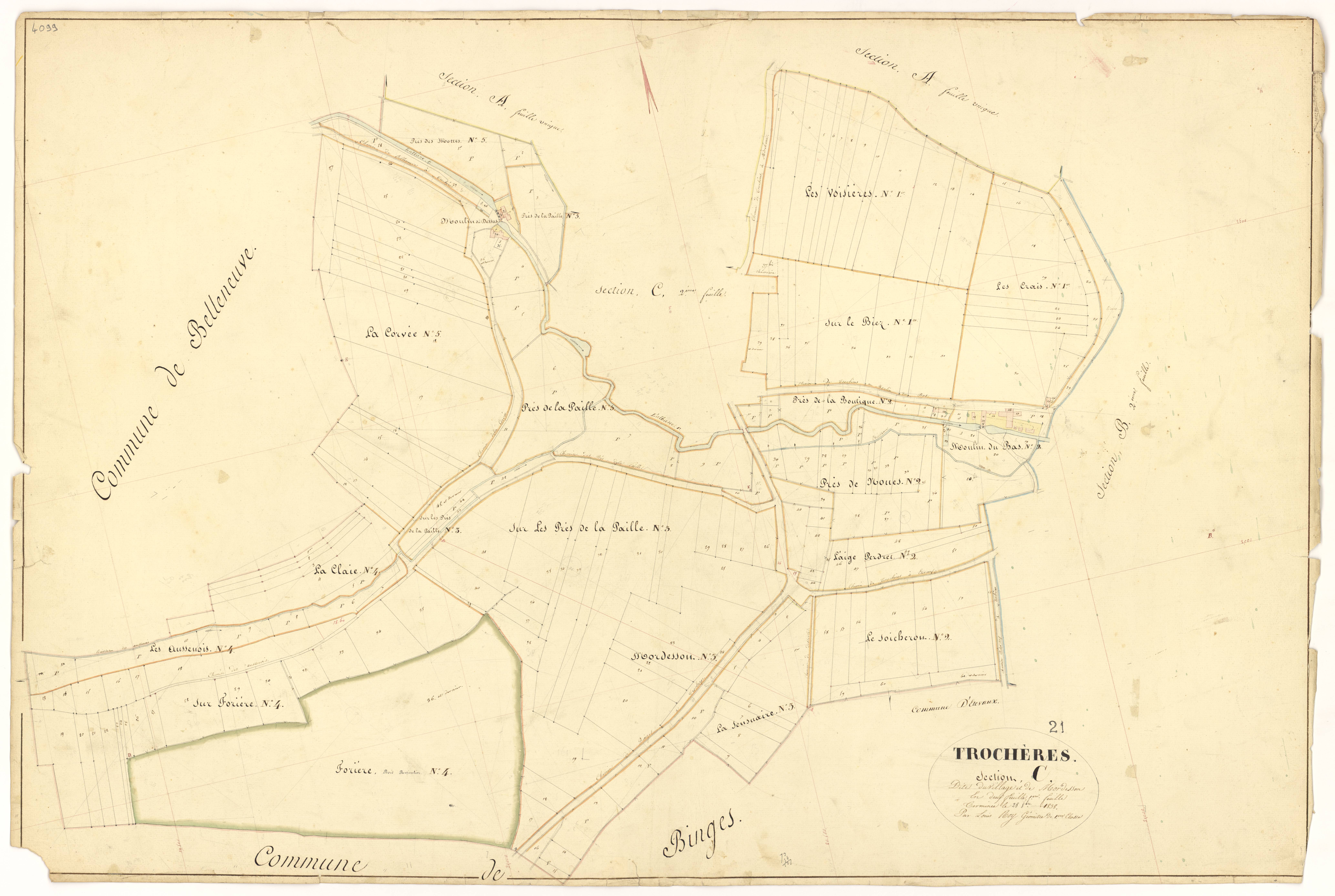 Trochères - Section C1 - 3 P PLAN 644/8