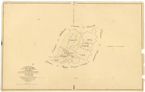 Trochères - Tableau d'assemblage - 3 P PLAN 644/1