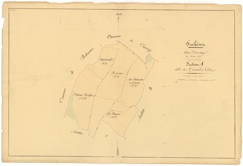 Trochères - Section A (tableau d'assemblage) - 3 P PLAN 644/2