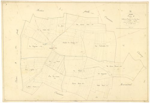 Trochères - Section B1 - 3 P PLAN 644/5