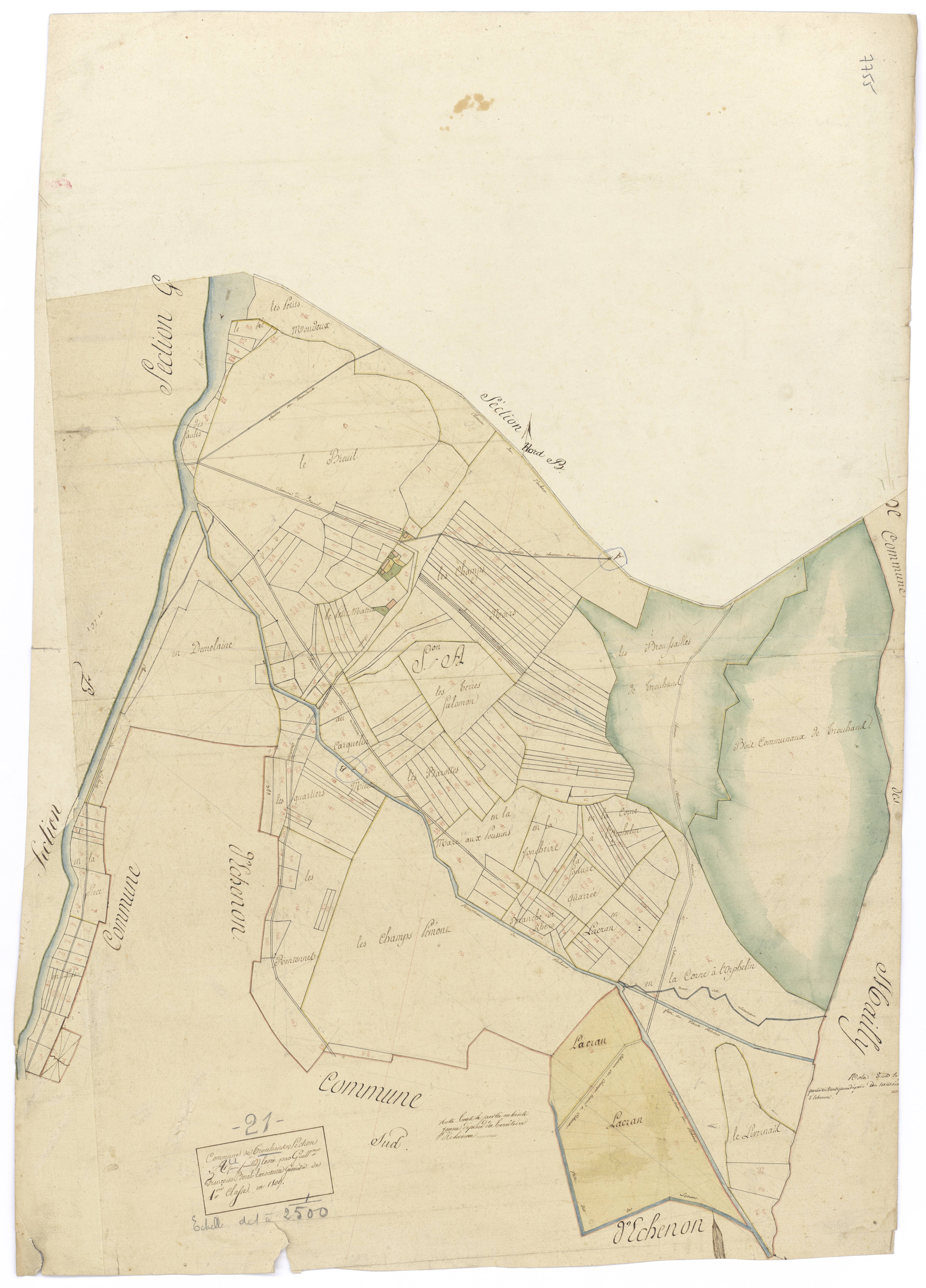 Trouhans - Section A - 3 P PLAN 645/2