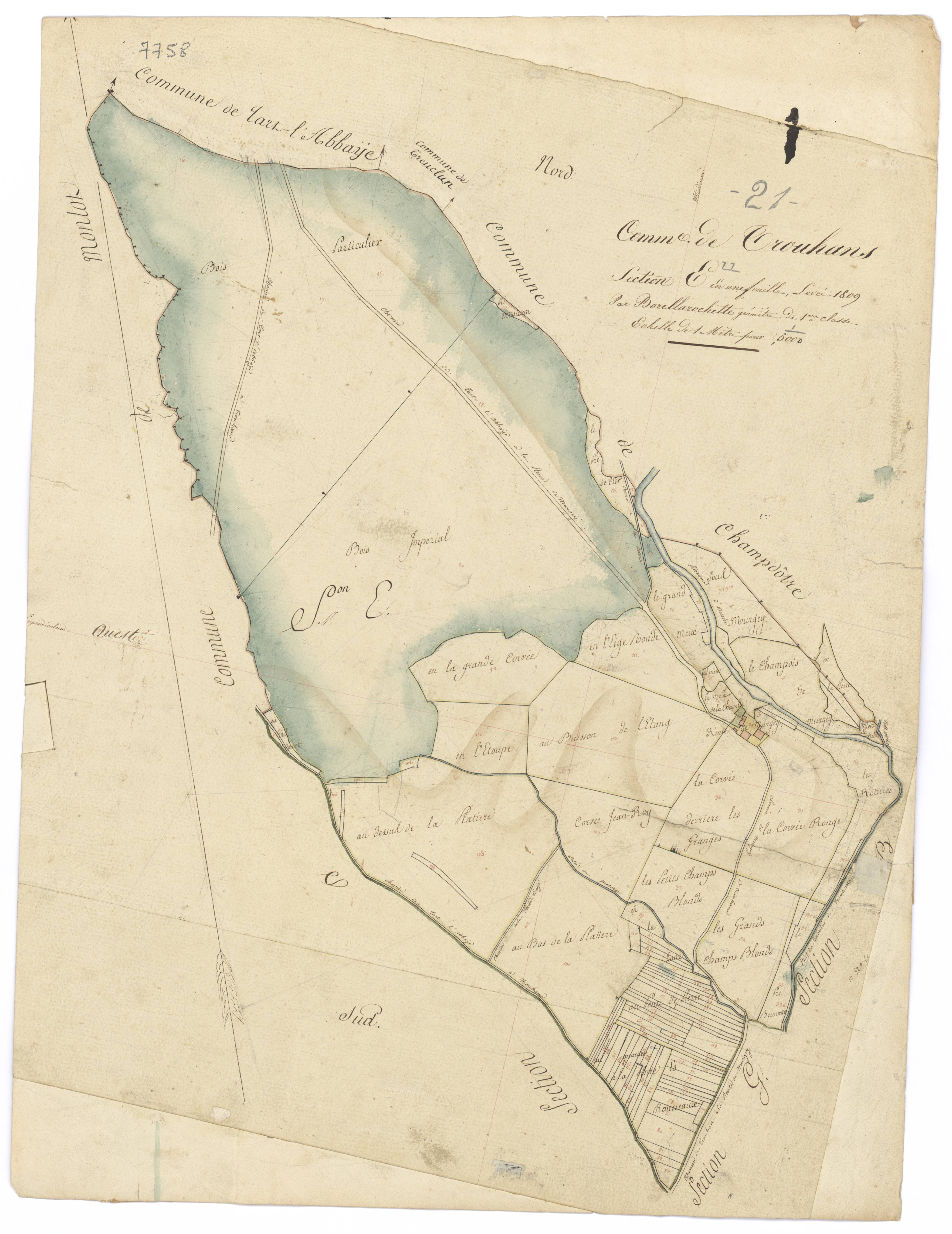 Trouhans - Section E - 3 P PLAN 645/5