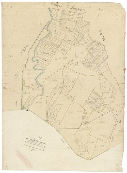 Trouhans - Section B - 3 P PLAN 645/3