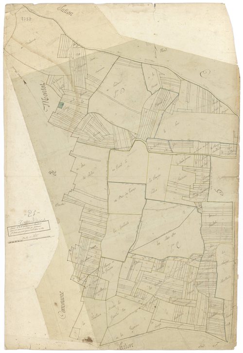 Trouhans - Sections C et D - 3 P PLAN 645/4
