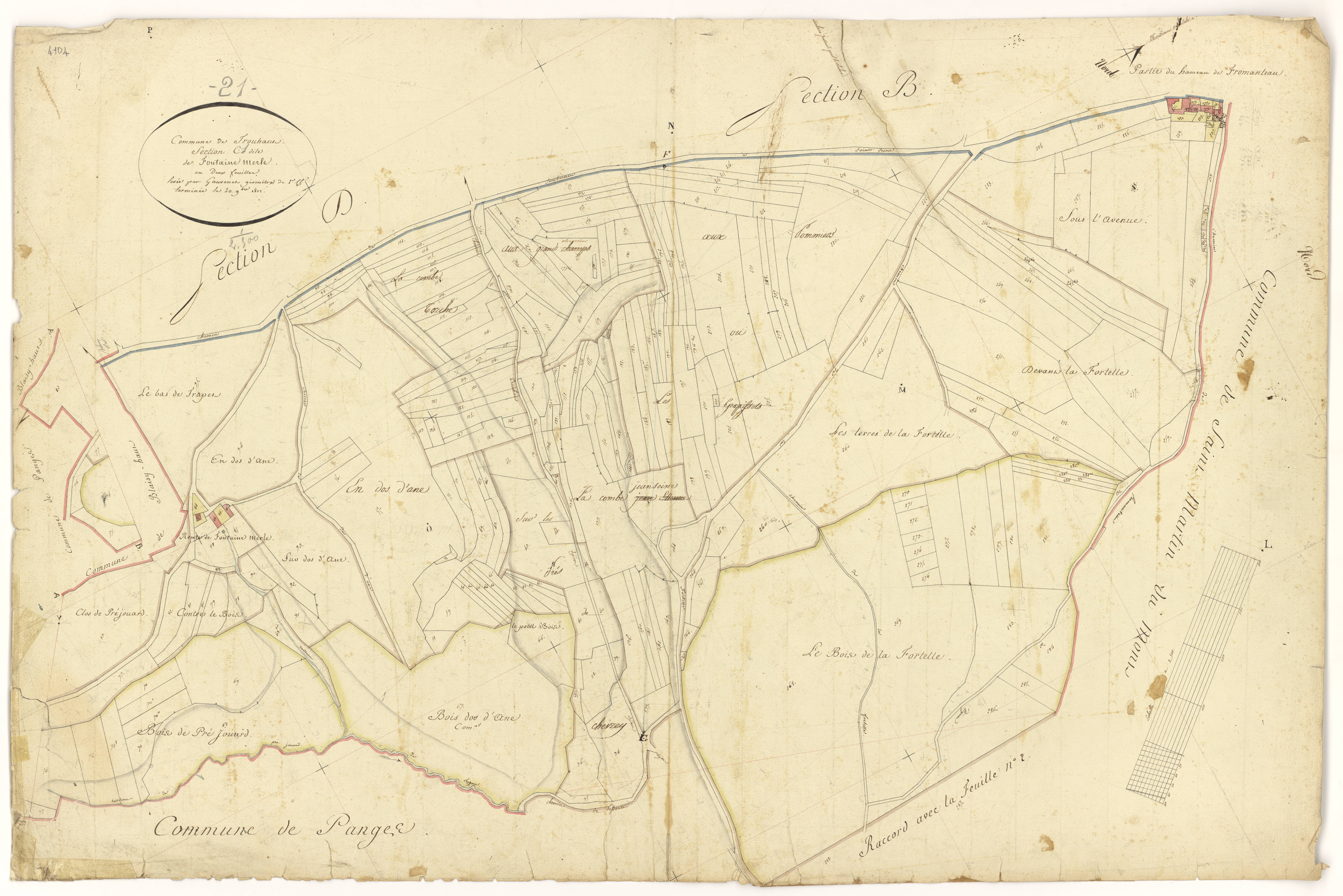 Trouhaut - Section C1 - 3 P PLAN 646/4