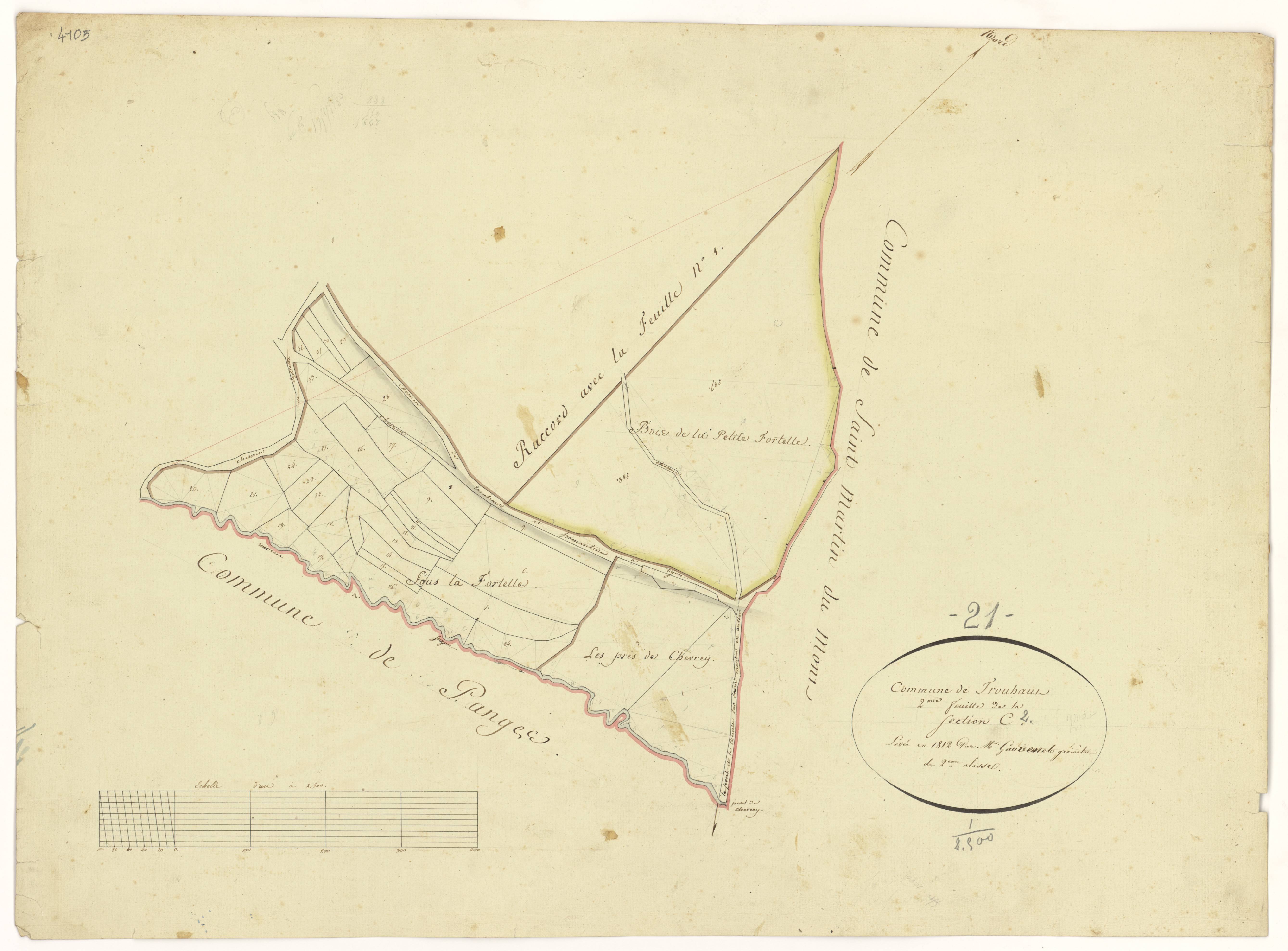 Trouhaut - Section C2 - 3 P PLAN 646/5