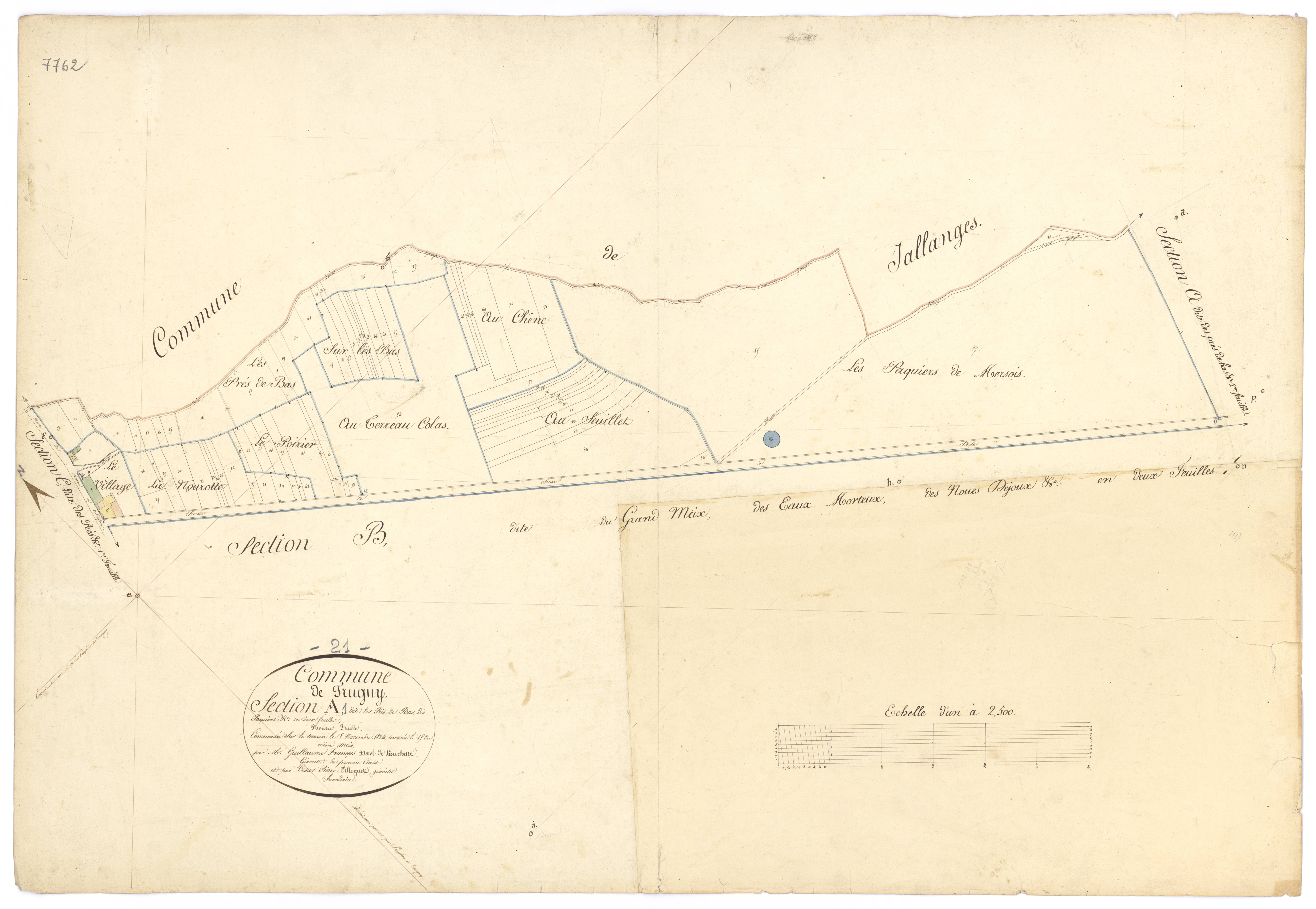 Trugny - Section A1 - 3 P PLAN 647/2