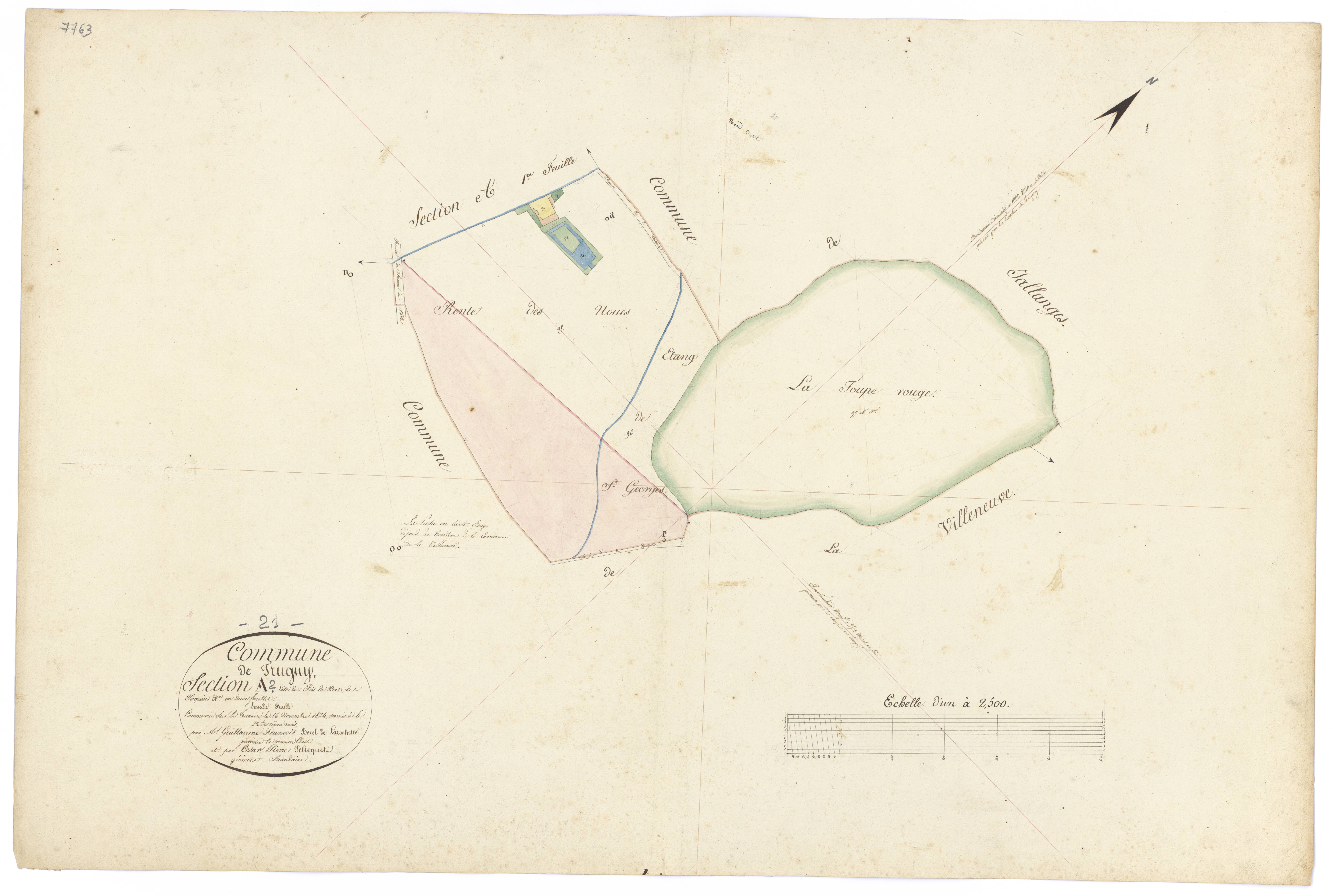 Trugny - Section A2 - 3 P PLAN 647/3