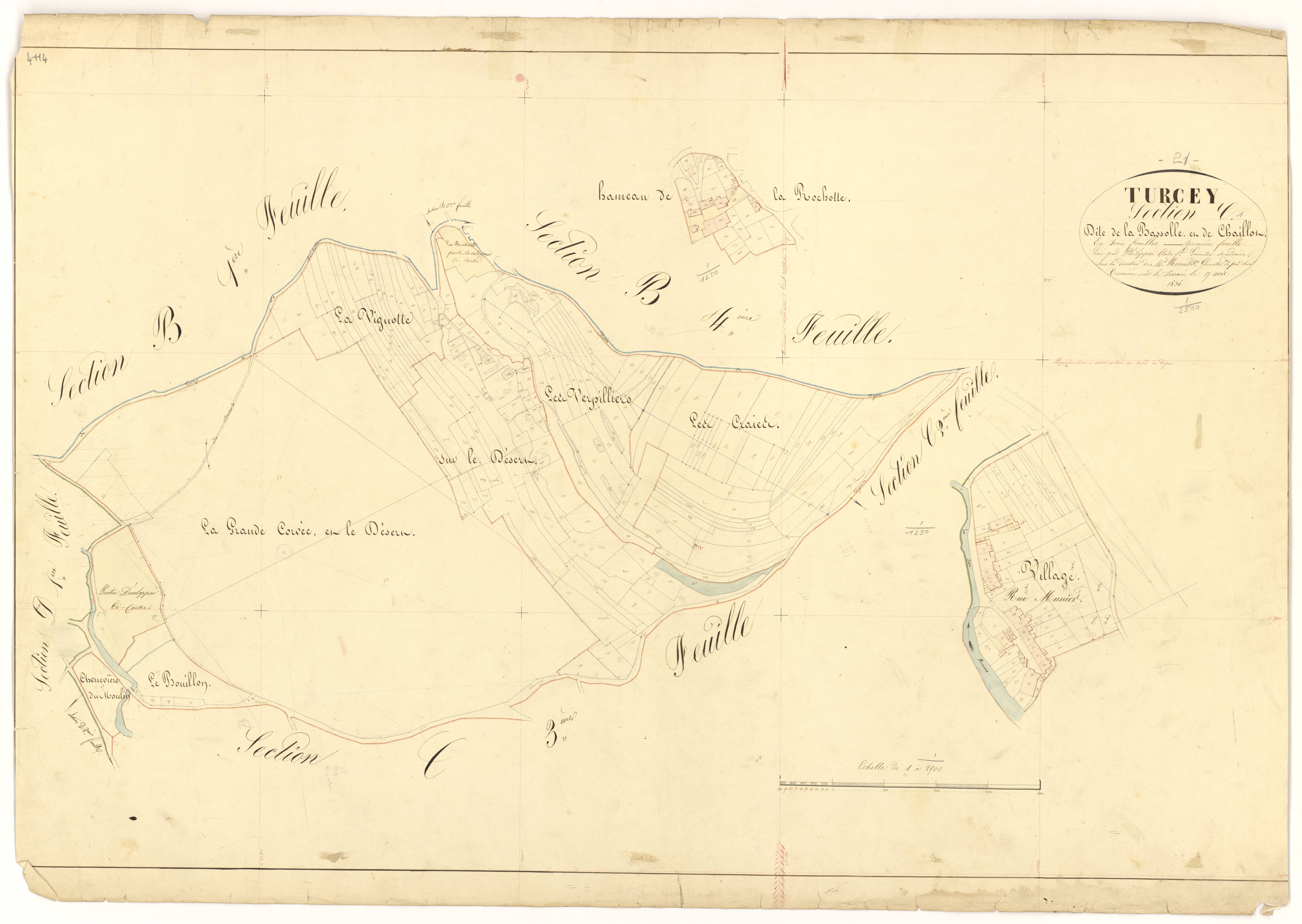 Turcey - Section C1 - 3 P PLAN 648/7