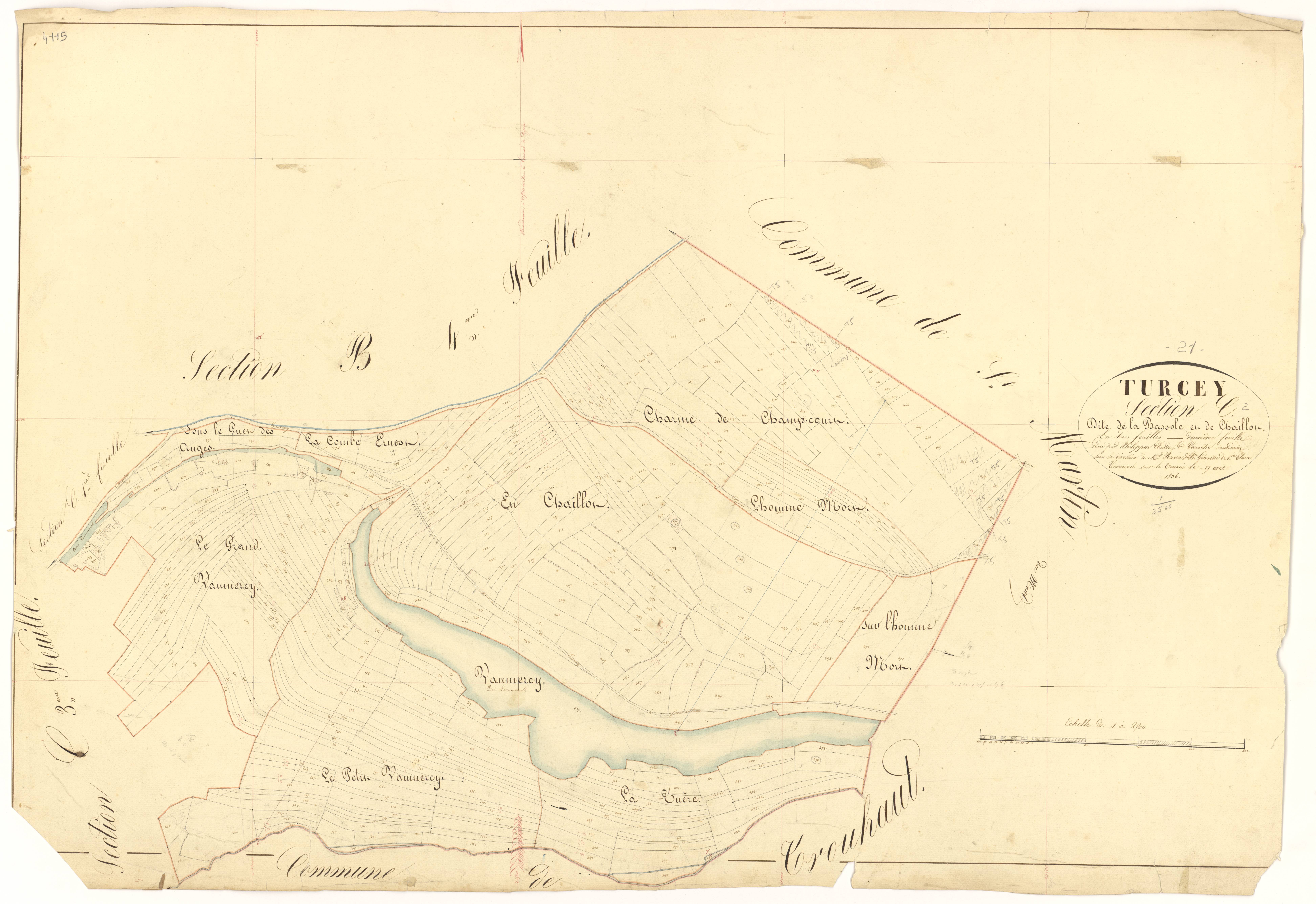 Turcey - Section C2 - 3 P PLAN 648/8